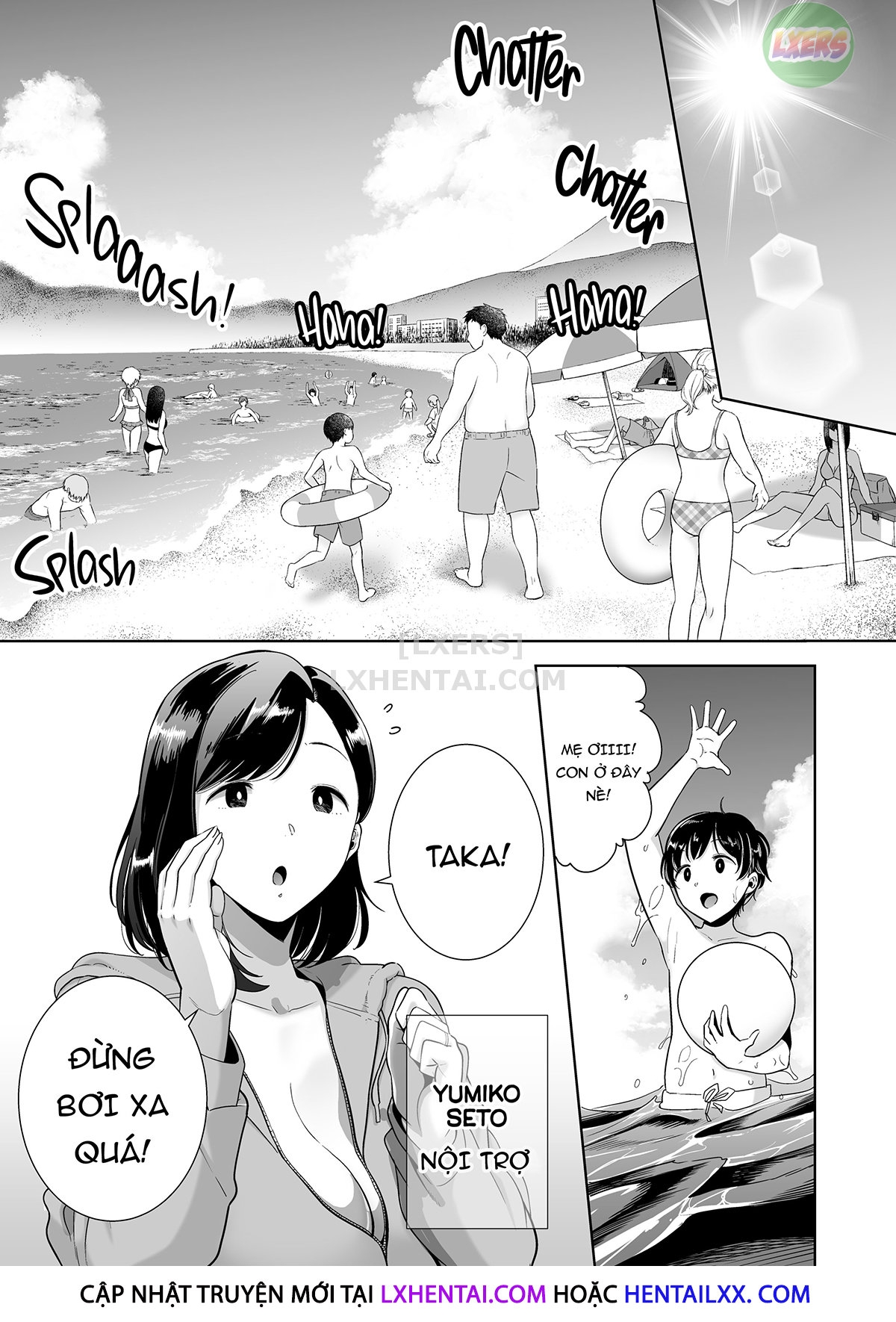 Đọc truyện hentai Natsuzuma ~Natsu, Ryokan, Nanpa Otoko-Tachi Ni Ochita Tsuma~ - Chap 1 - Không che