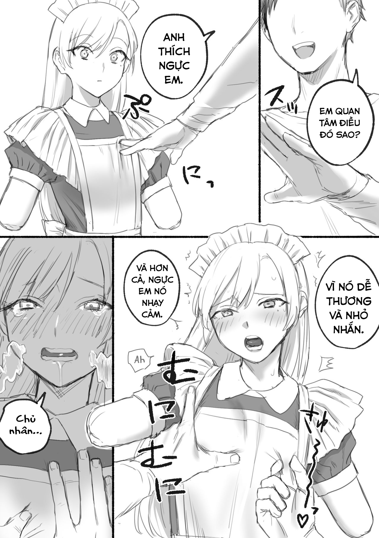 Đọc truyện hentai Hầu gái Rui - Oneshot