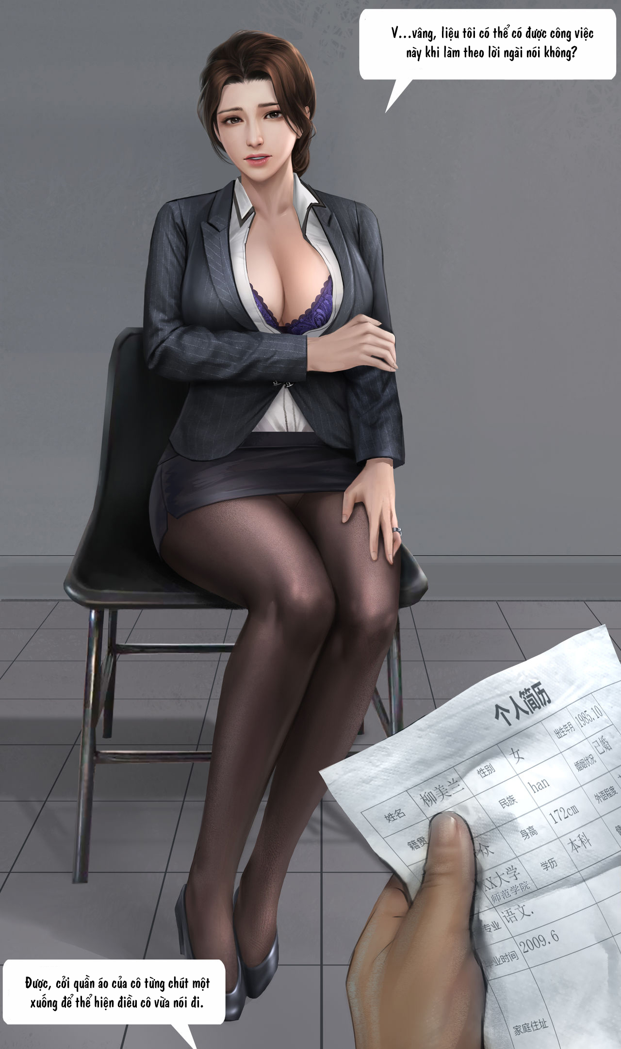 Đọc truyện hentai Liễu Mĩ Lan - Chương 1: Phỏng vấn.