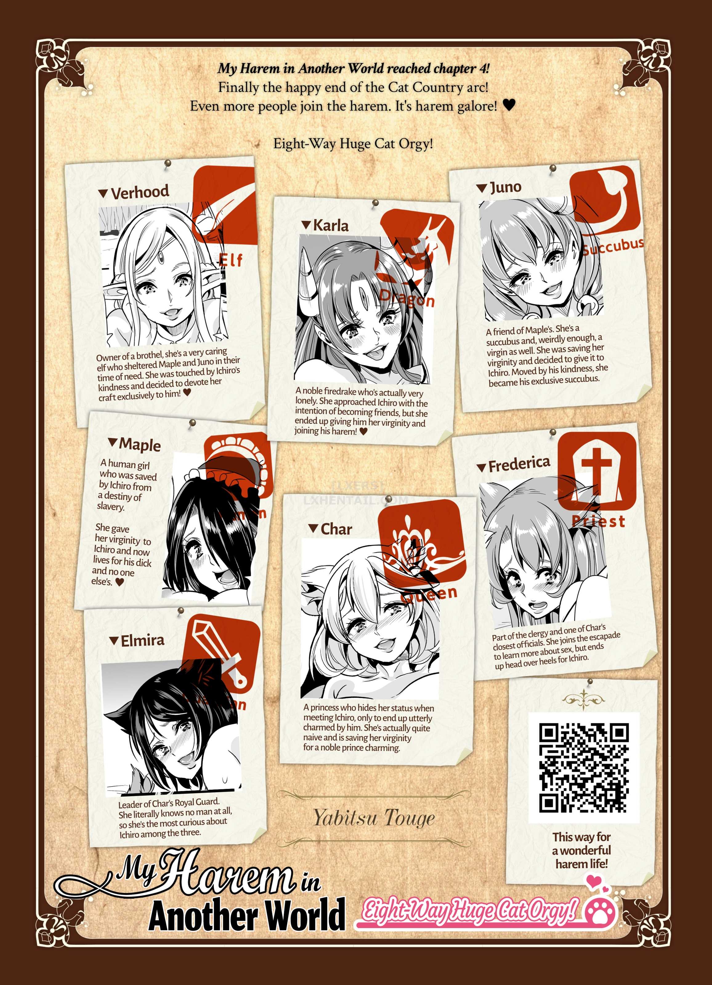 Đọc truyện hentai My Harem in Another World Collection Chap 4 Eight-Way Huge Cat Orgy!