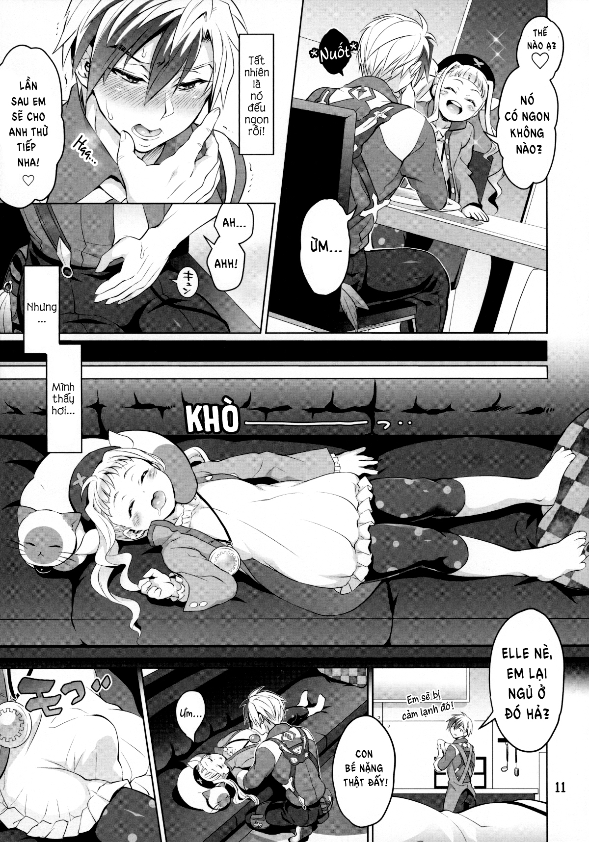 Đọc truyện hentai Futanari Elle to Ludger no Aibou Soup - Oneshot