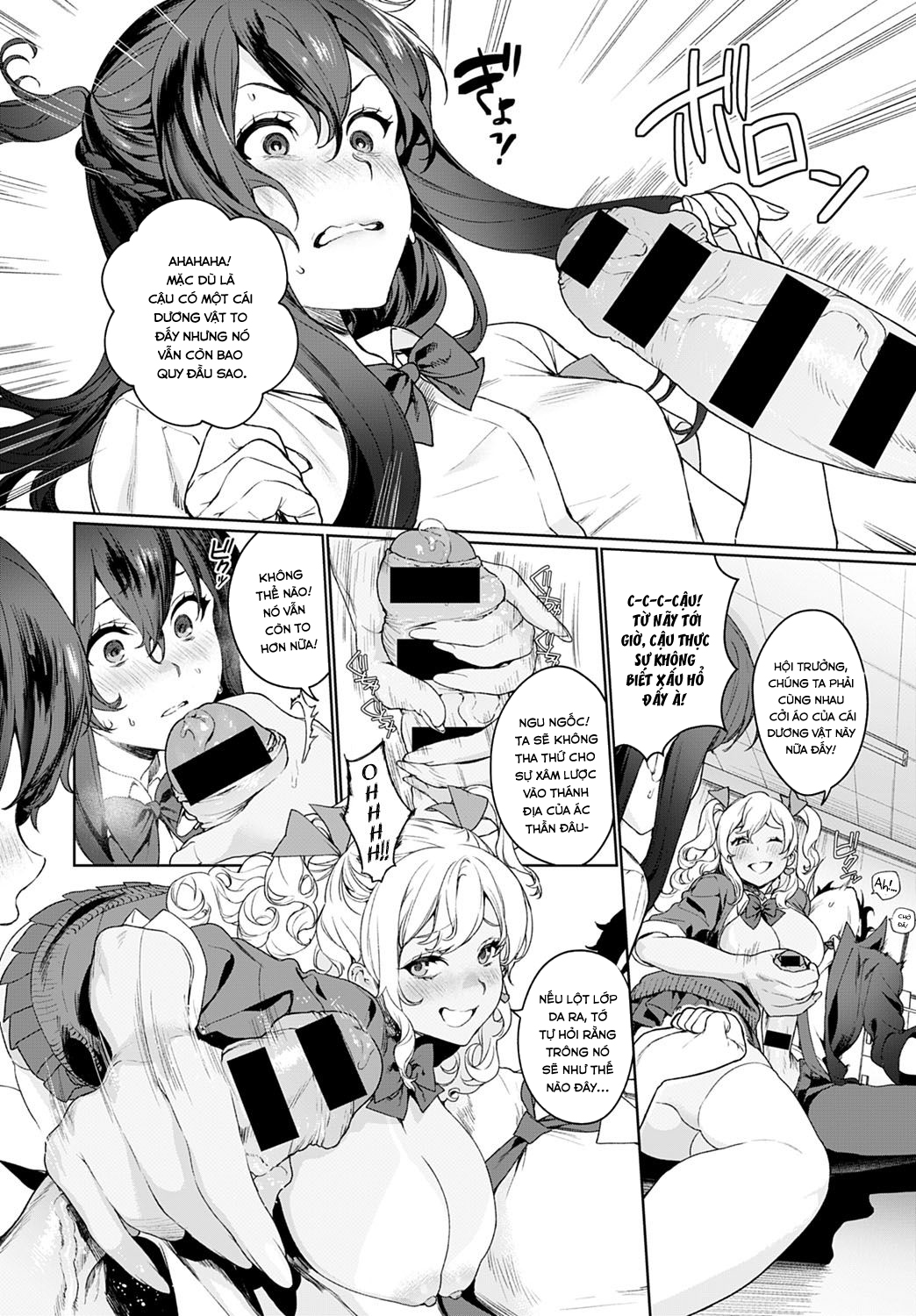 Đọc truyện hentai †Ankoku Datsui†〜Kaichou to Kuro Gyaru〜 - Oneshot