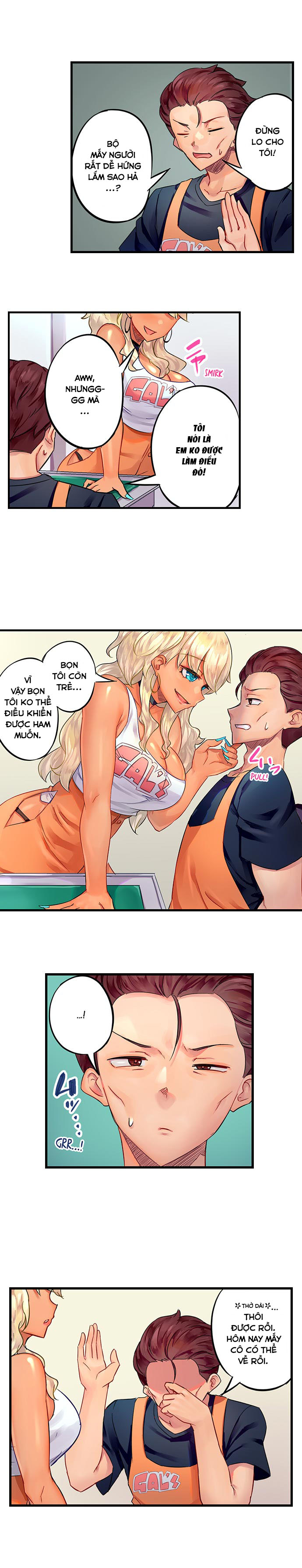 Đọc truyện hentai Trở thành anh quản lí khiến cô gái rám nắng này lên đỉnh - Tập 1: Khởi đầu anh của quản lí