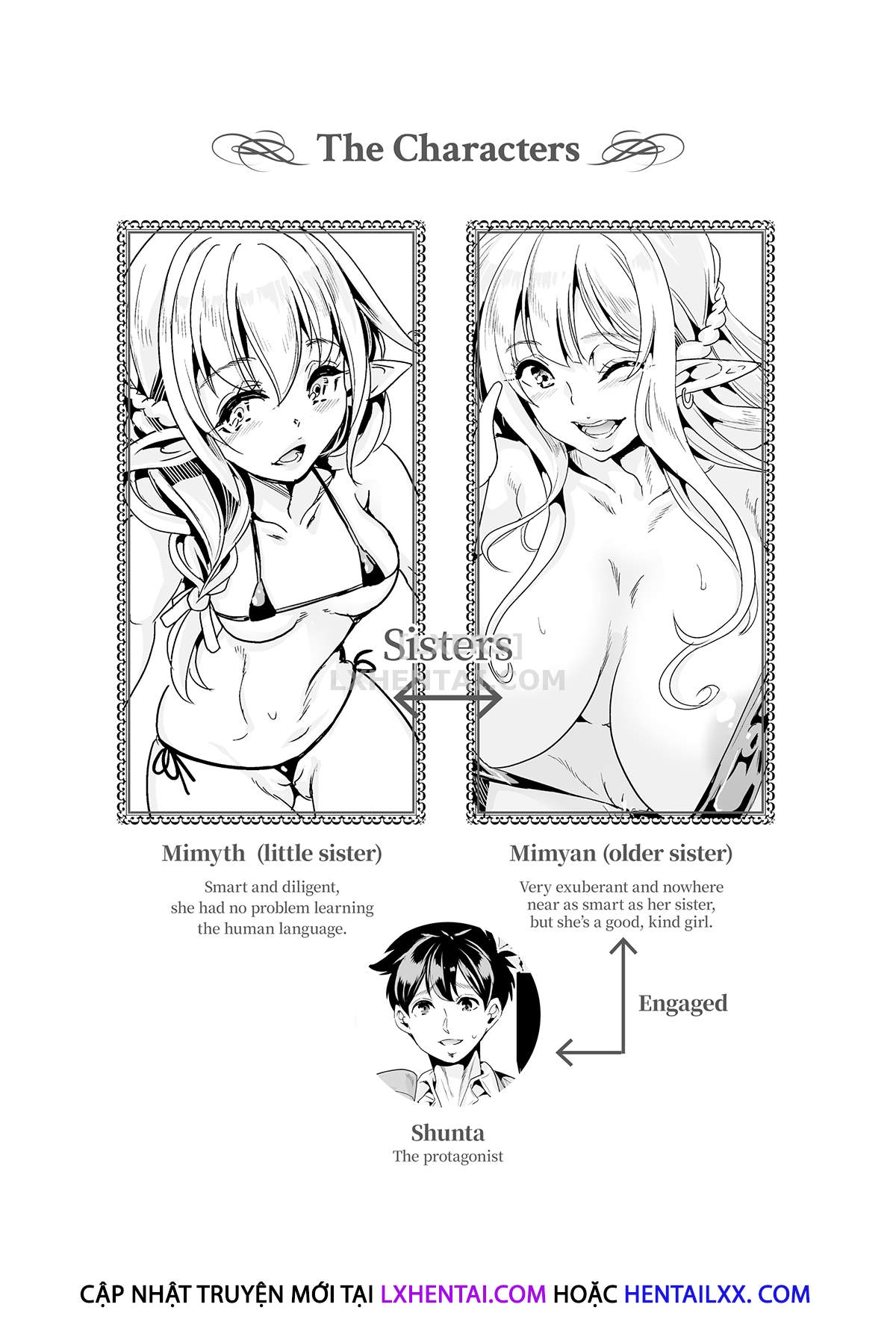 Đọc truyện hentai Slutty Elf Sisters Seeking a Husband - Chap 2 - Matchmaking Foursome