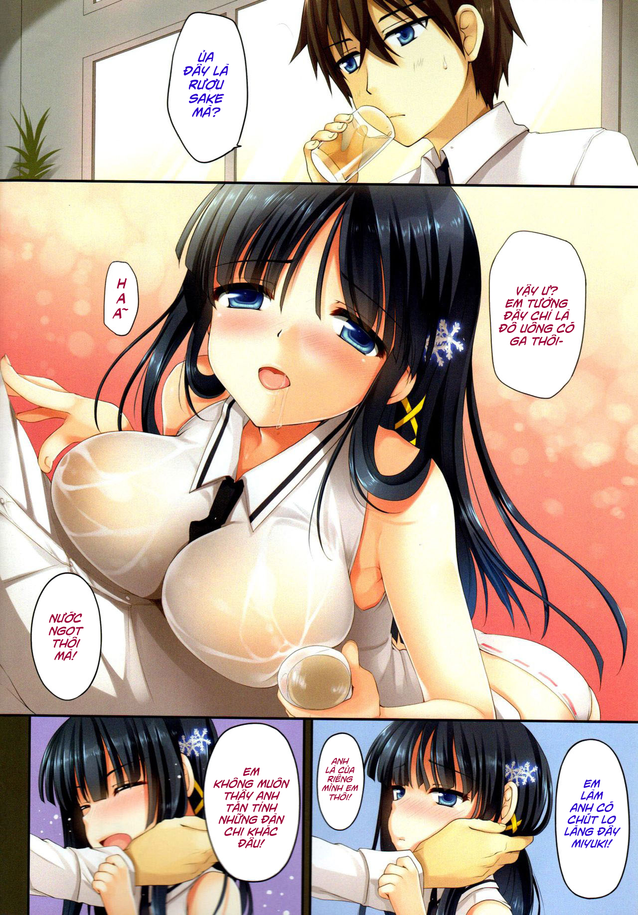 Đọc truyện hentai Mượn rượu tỏ tình - Oneshot full màu