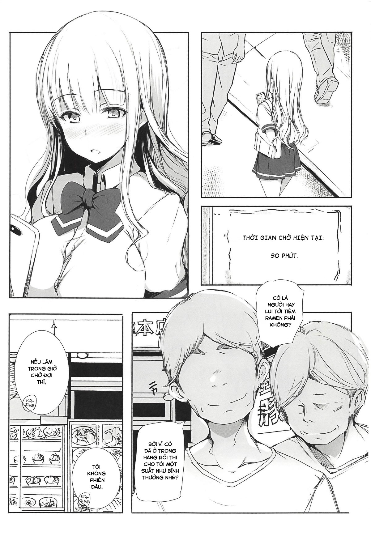 Đọc truyện hentai Ramen yori Gyouretsu no Dekiru Koizumi-san - Oneshot