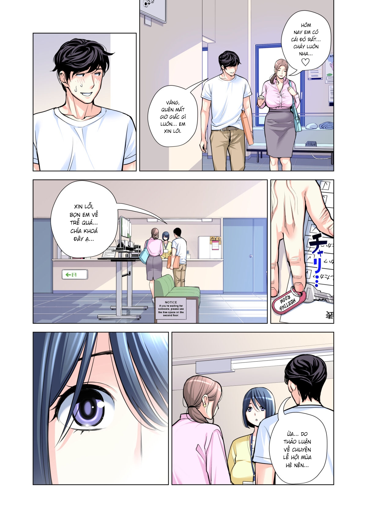 Đọc truyện hentai Những cô trợ lý đã có chồng - Chap 3 Full màu