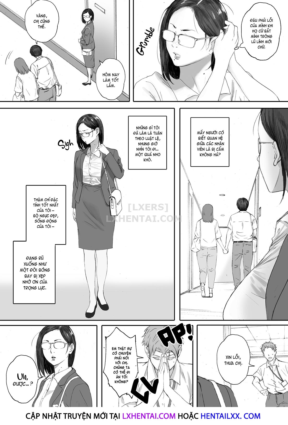 Đọc truyện hentai Middle-Aged Miss Hanada's Defloration - Oneshot