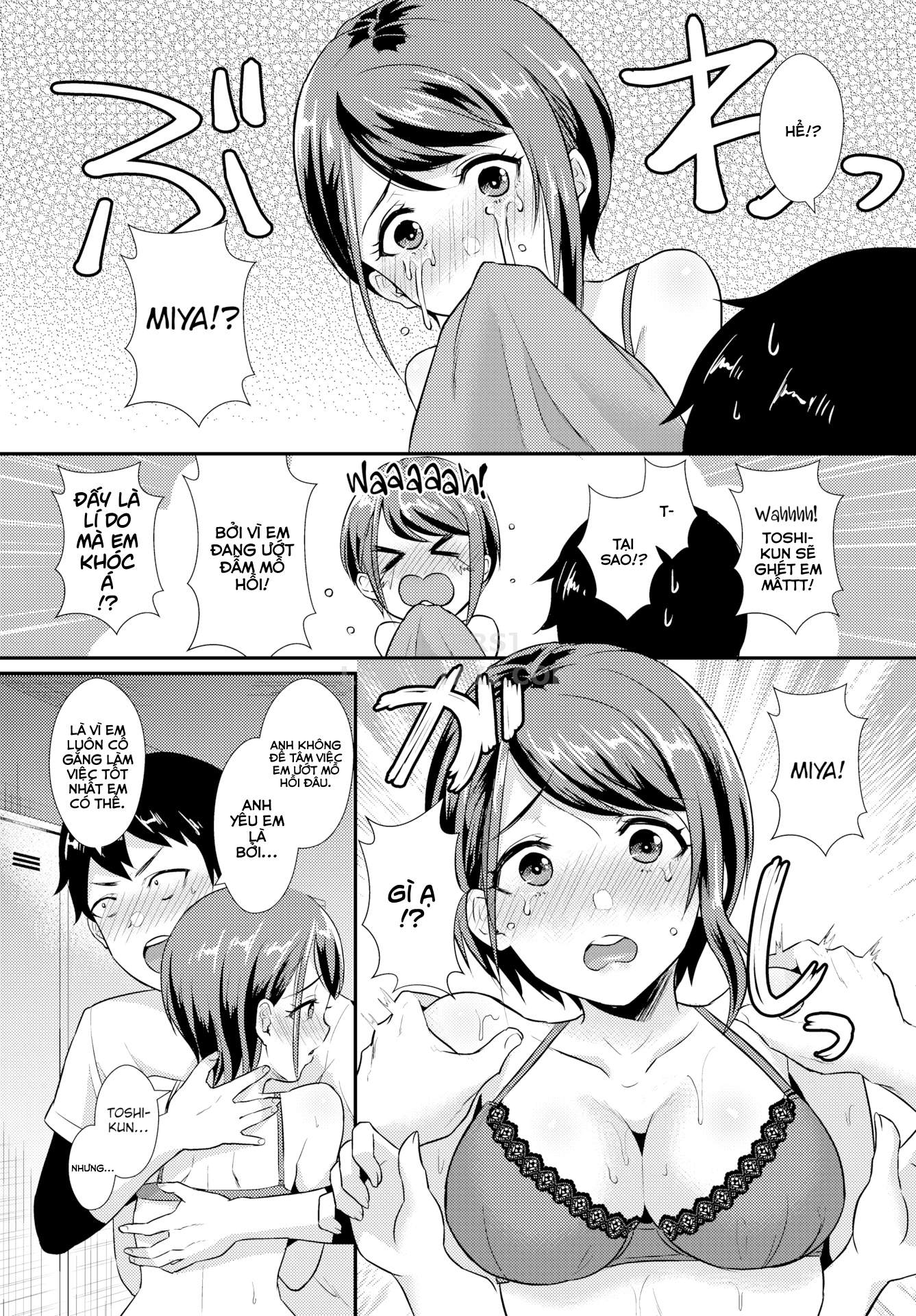 Đọc truyện hentai Sensitive Sweat - Oneshot