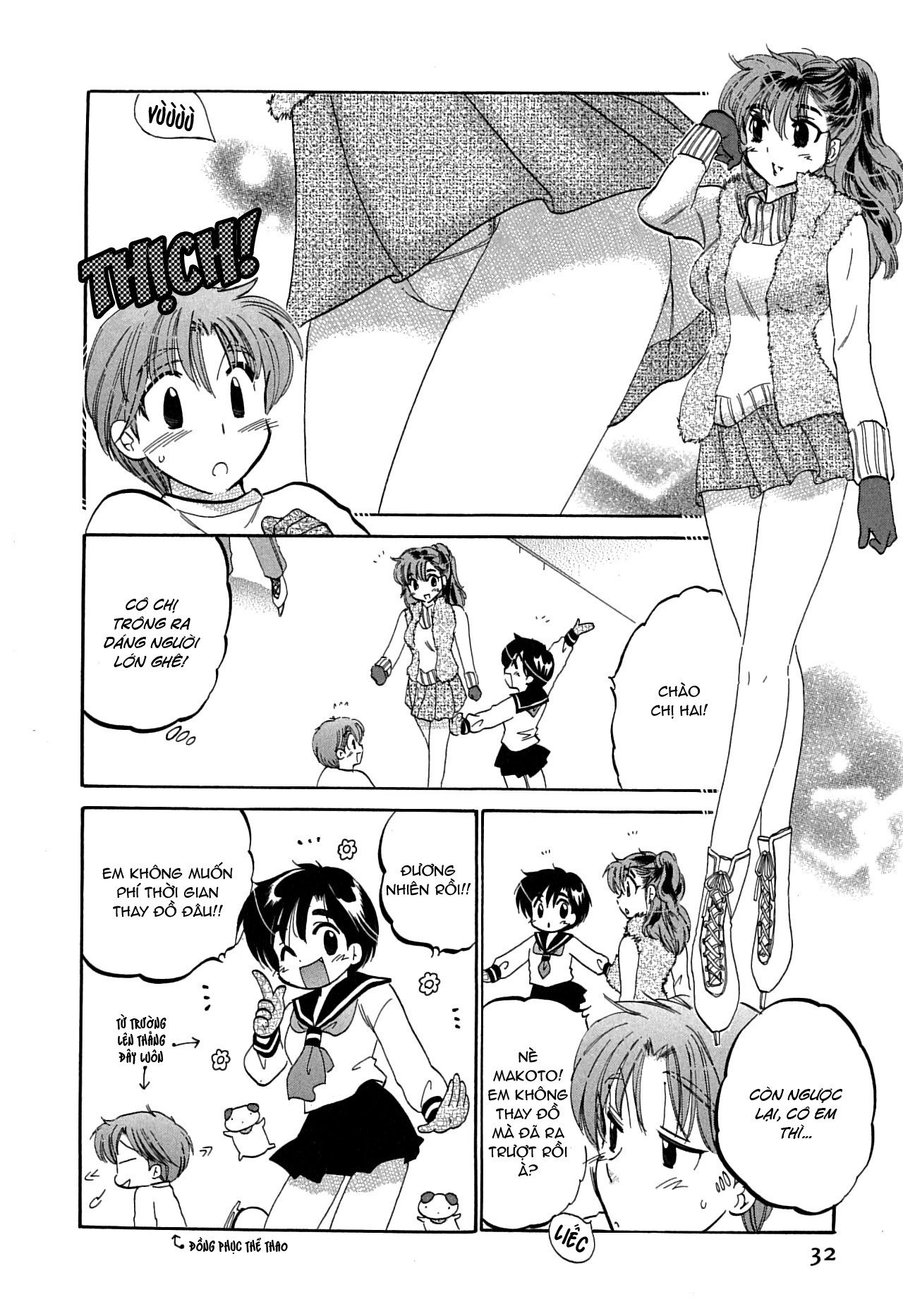 Đọc truyện hentai Mako-chan to Asobo! - Chap 2: Cùng chơi trượt băng nào