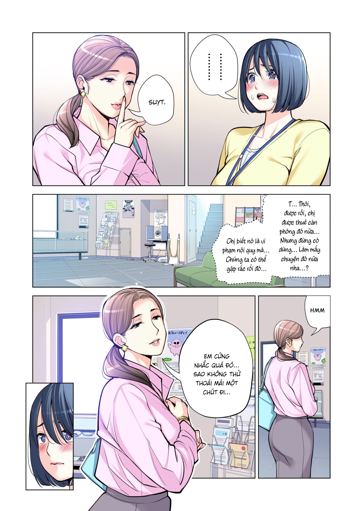 Đọc truyện hentai Những cô trợ lý đã có chồng - Chap 3 Full màu