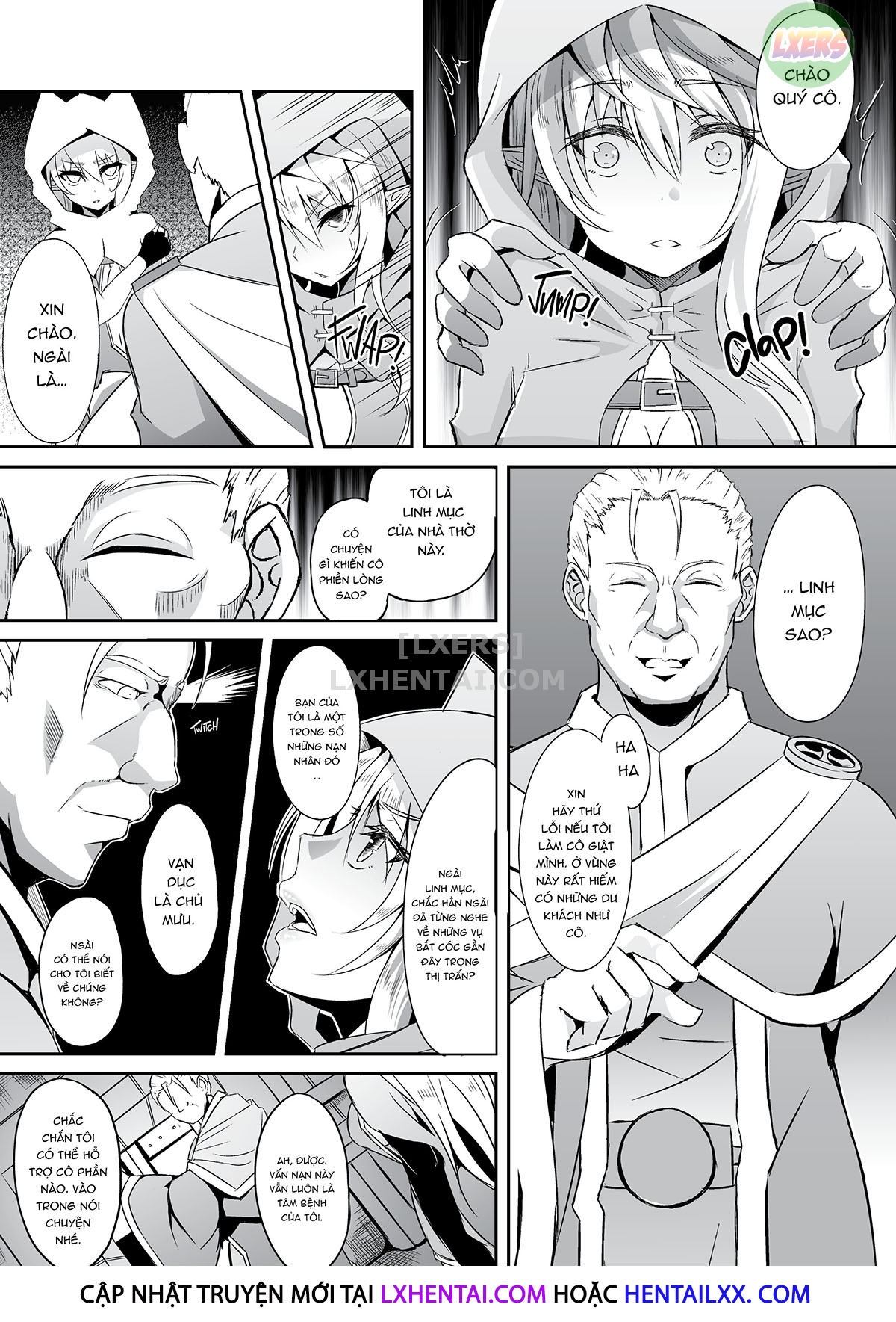 Đọc truyện hentai Nàng Elf chạy trốn - Chap 3