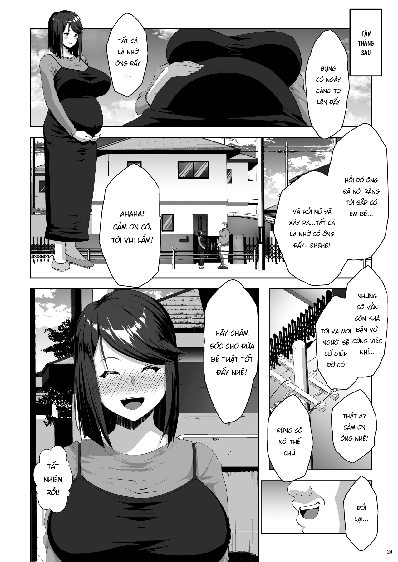 Đọc truyện hentai Thôi miên và làm vợ thằng hàng xóm mang thai - Oneshot