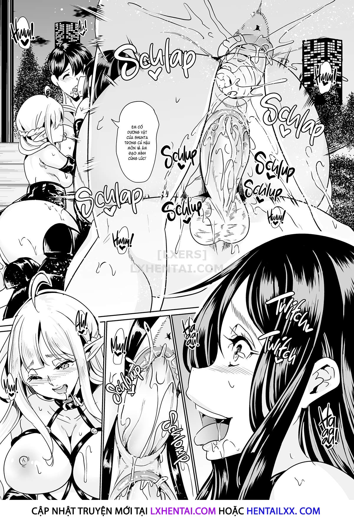 Đọc truyện hentai Slutty Elf Sisters Seeking a Husband - Chap 3 - Harem Quartet