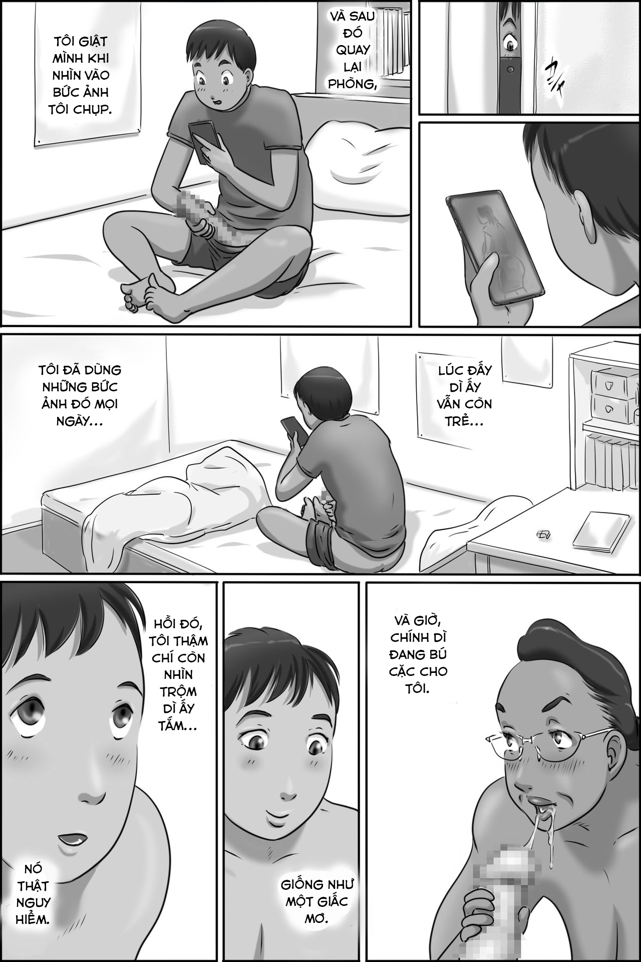 Đọc truyện hentai Zoku Shimura no Oba-chan - Oneshot