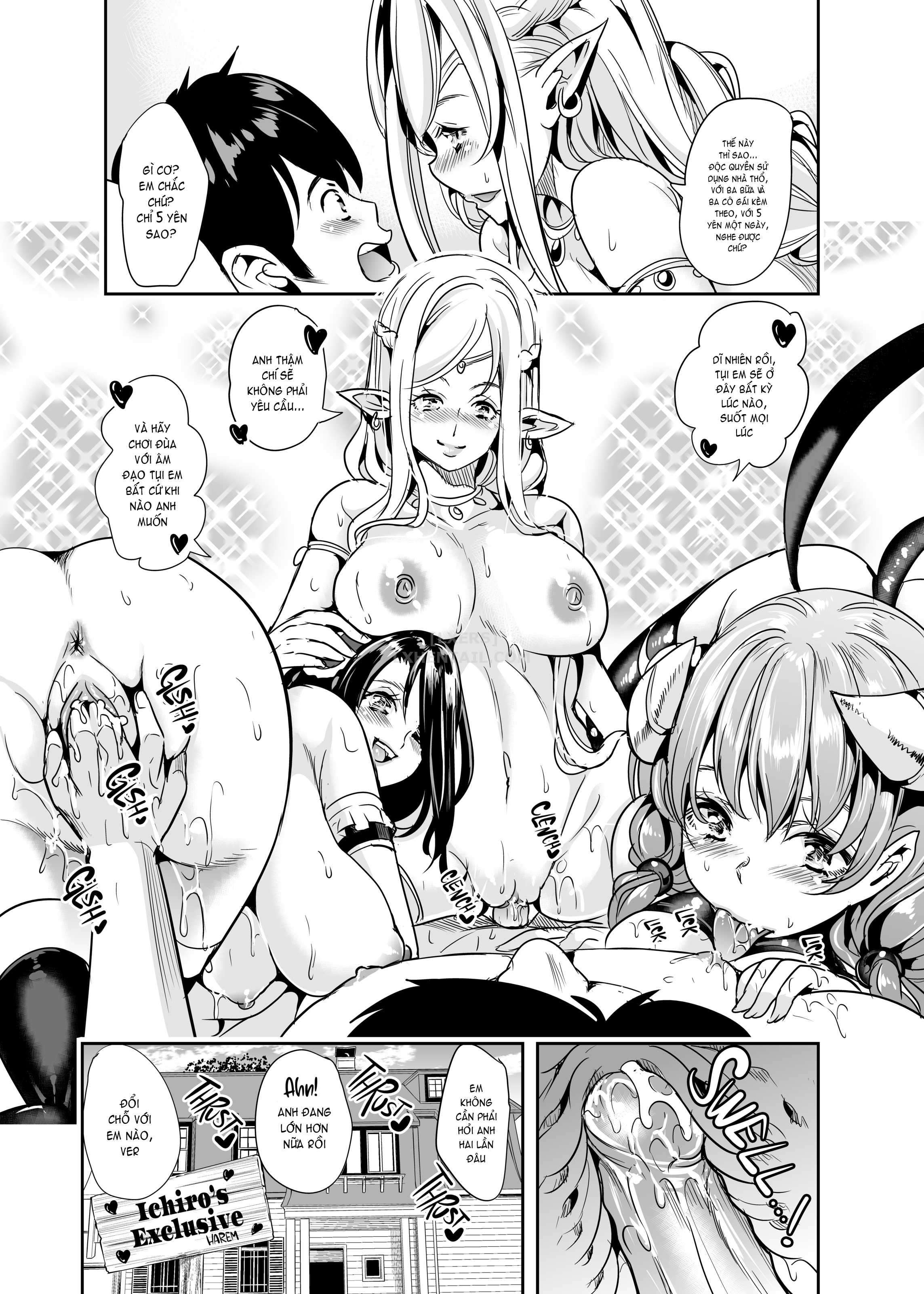 Đọc truyện hentai My Harem in Another World Collection - Chap 1
