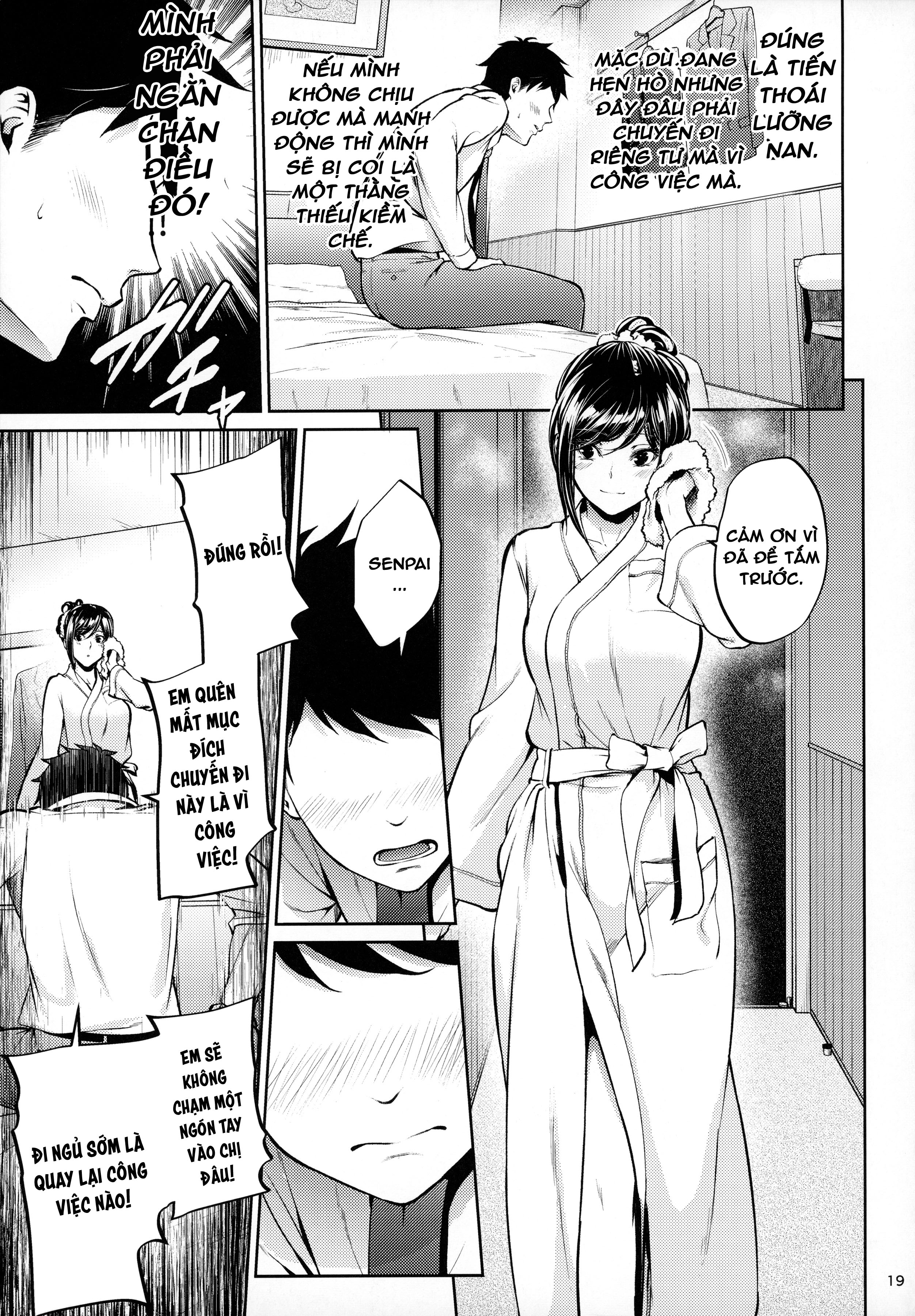 Đọc truyện hentai Tiền bối nơi công sở - Senpai và chuyến công tác