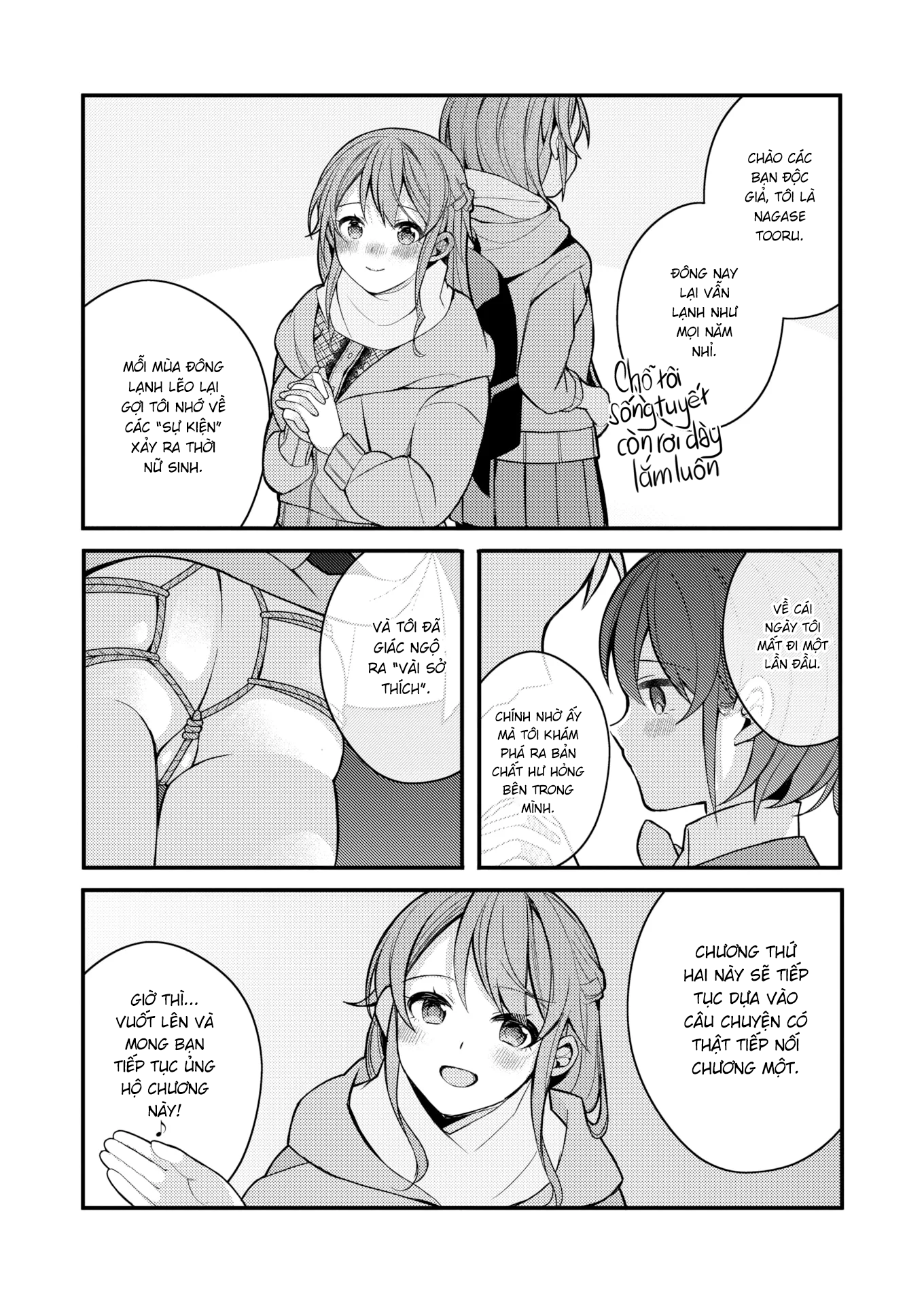 Đọc truyện hentai Tản Mạn Về Cuộc Sống Của Nagase Tooru - Chap 2 ~Lần đầu thả thính~