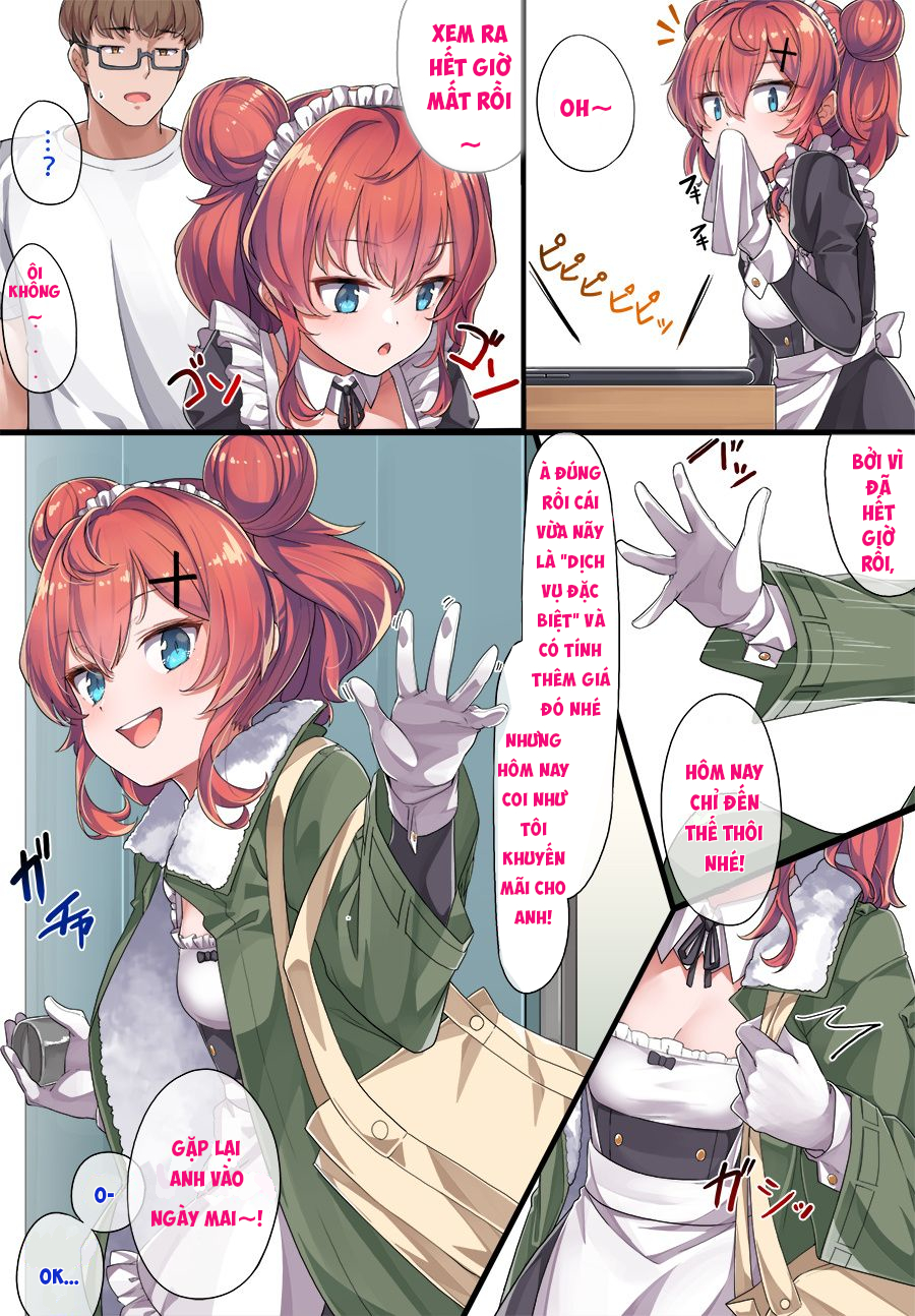 Đọc truyện hentai Dịch vụ đặc biệt của hầu gái Kazuki (full màu) - Phần 1