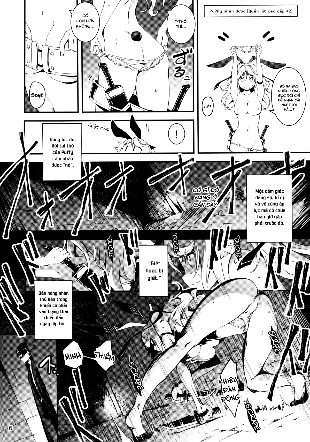 Đọc truyện hentai Anh nhân viên sang dị giới - Chap 6: Anh nhân viên hắc ám và nữ đạo tặc Puffy