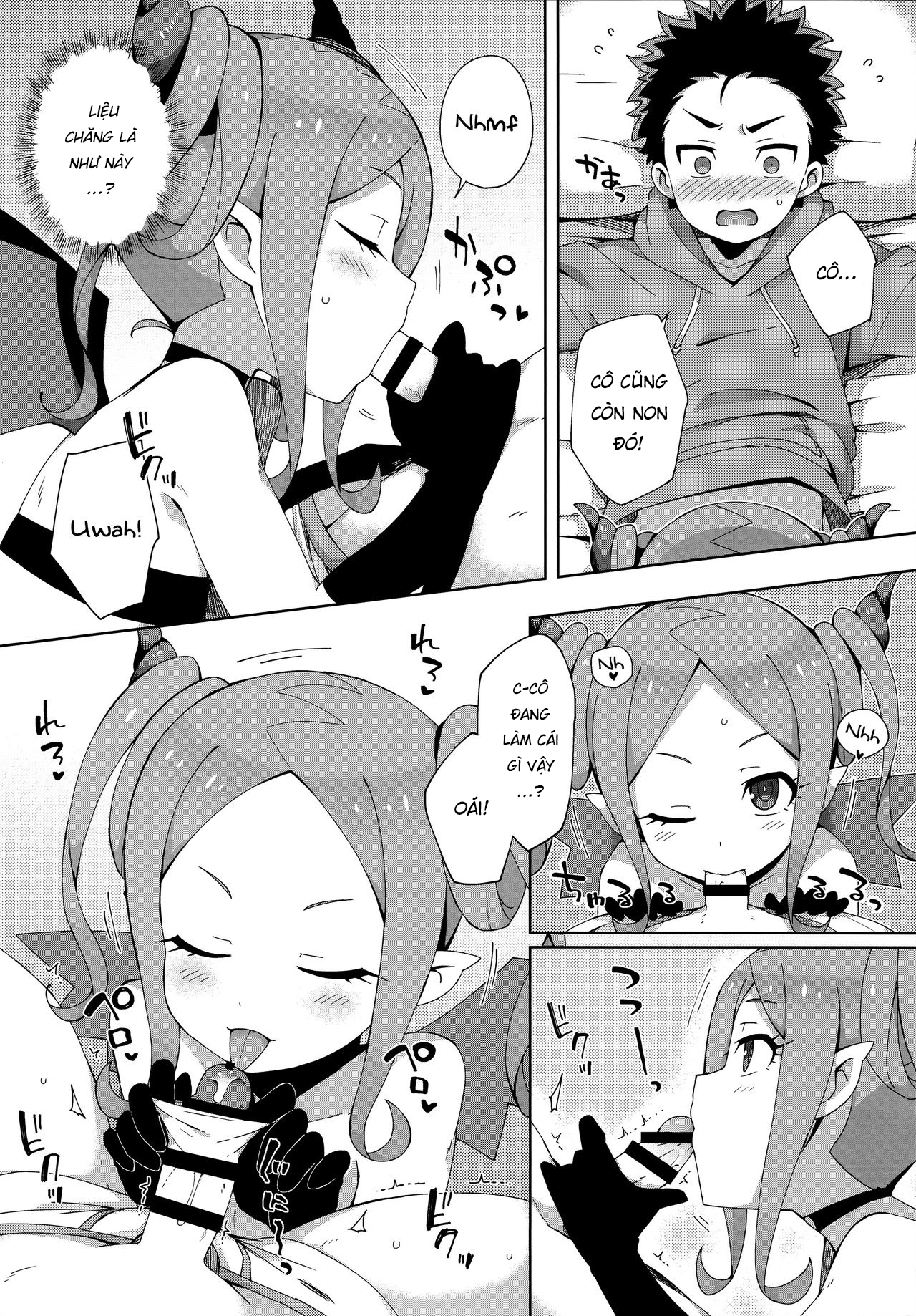 Đọc truyện hentai Hajimete wa Succubus - Oneshot