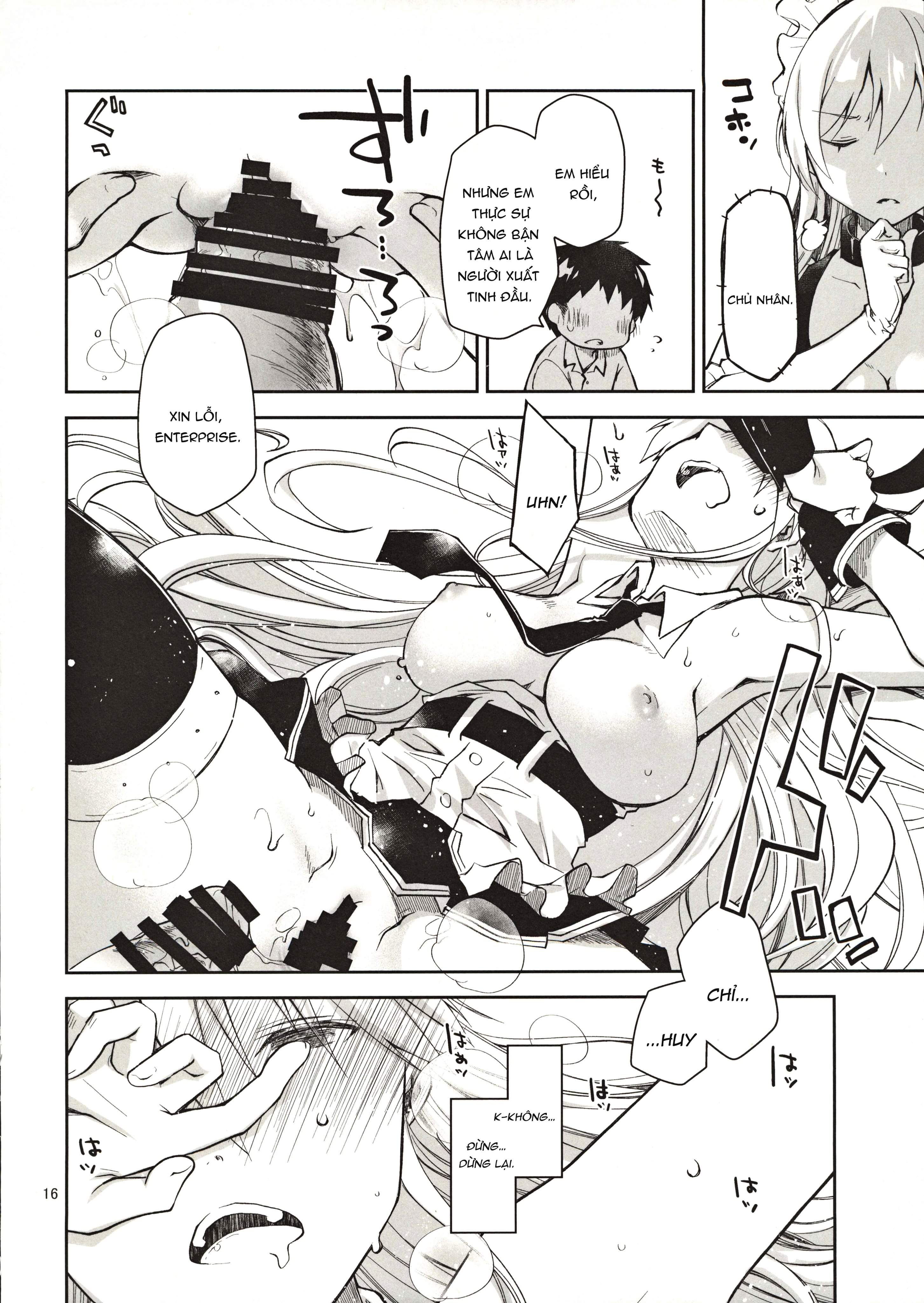 Đọc truyện hentai Nàng Hầu Enterprise ( Azur Lane ) - Oneshot