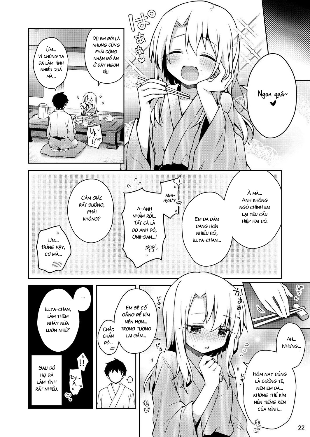 Đọc truyện hentai Entering The Hot Spring With Illya - Oneshot