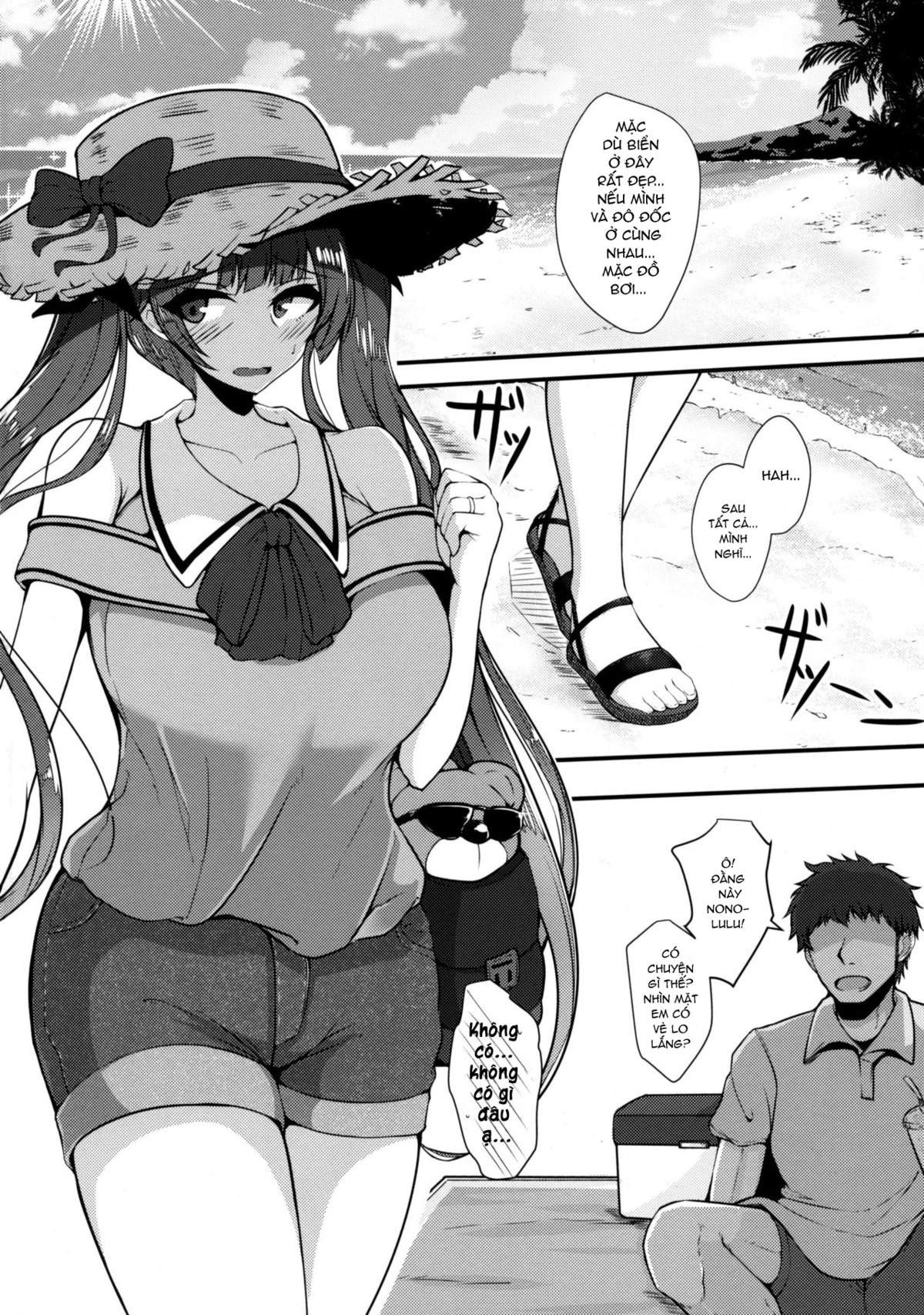 Đọc truyện hentai Ba ngày tuần trăng mật cùng Honolulu - Oneshot