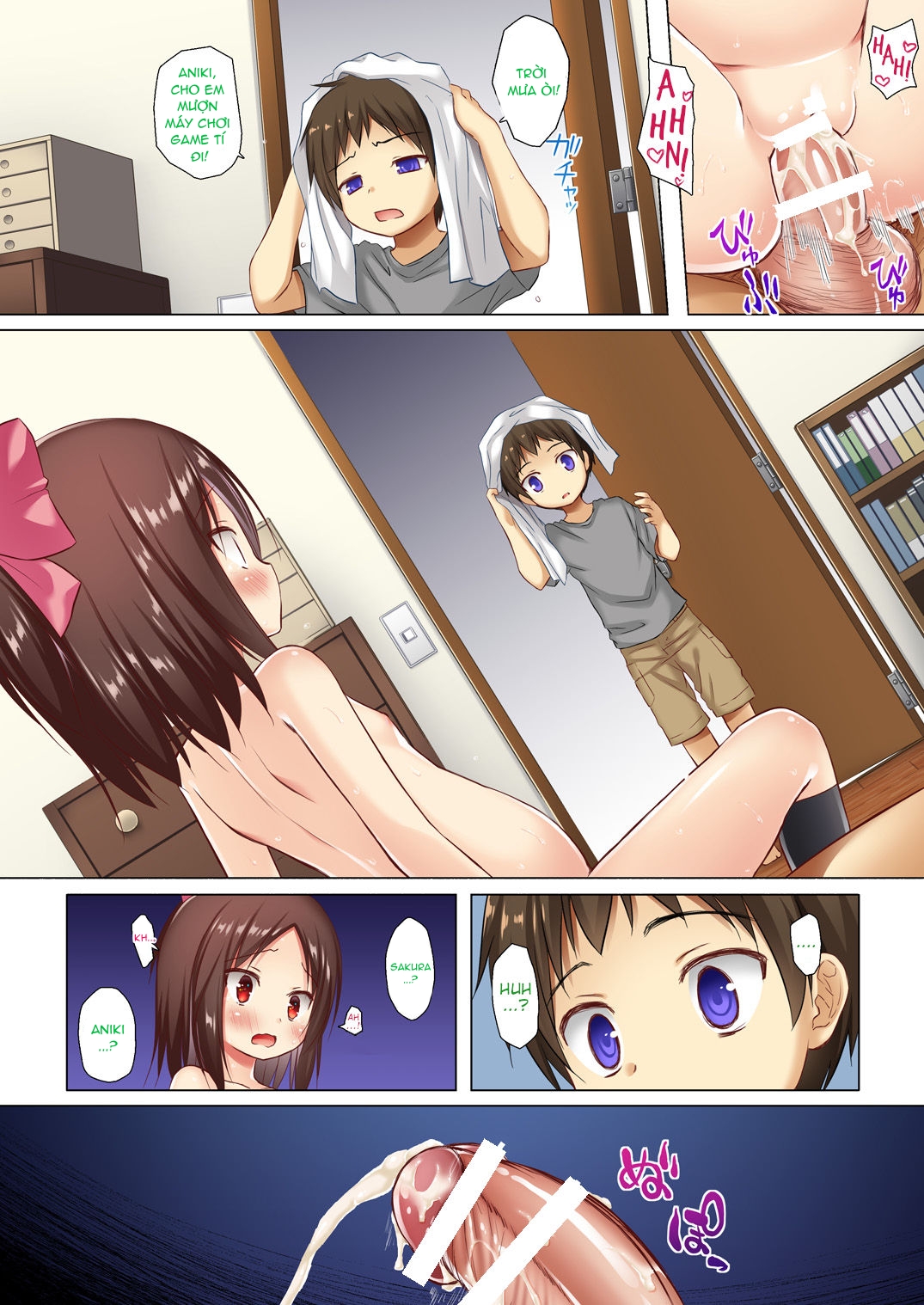 Đọc truyện hentai Nhật ký của Sakura - Chap 2: Em có thai rồi...