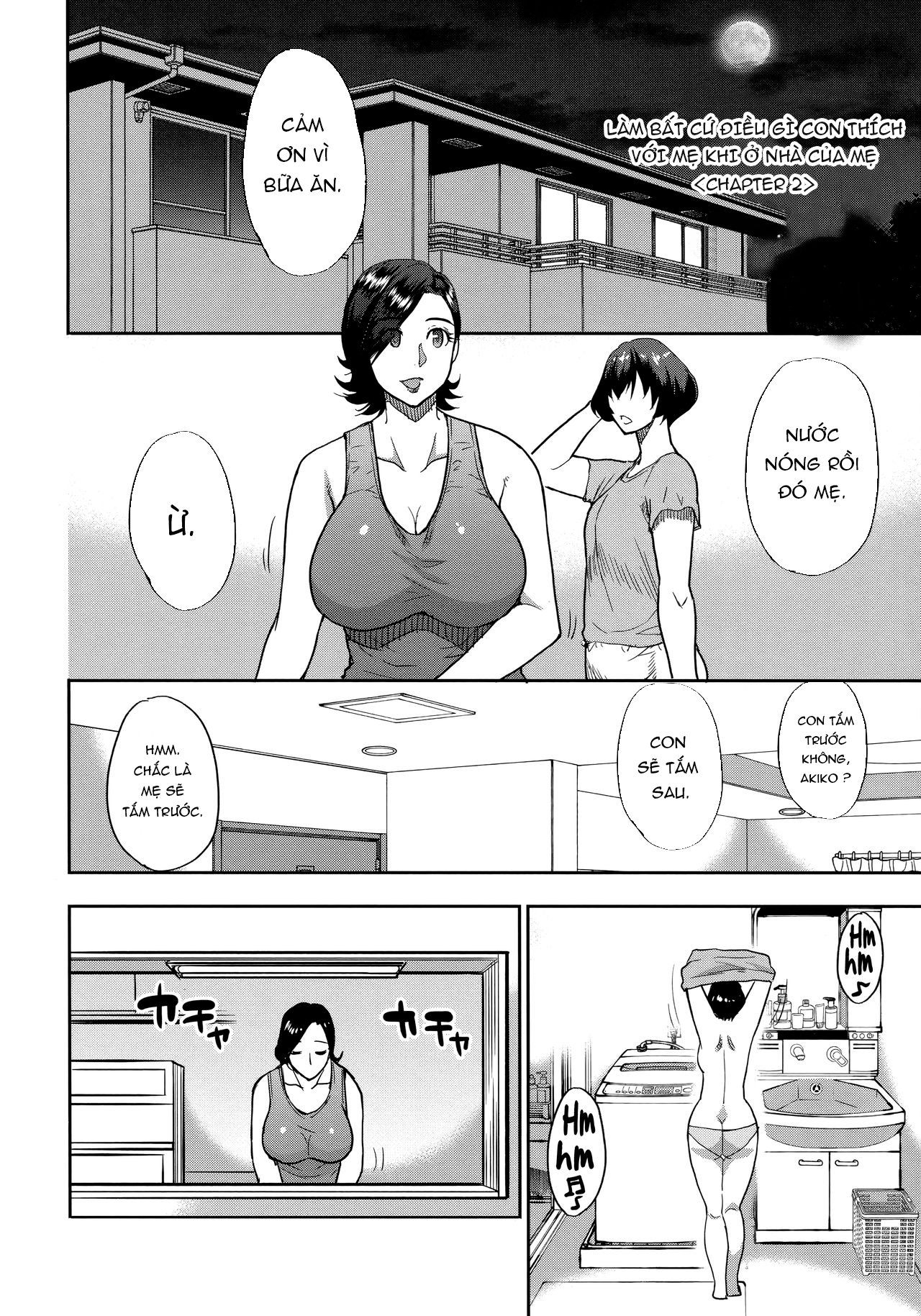 Đọc truyện hentai Làm bất cứ điều gì con thích với mẹ khi ở nhà của mẹ - Chap 2