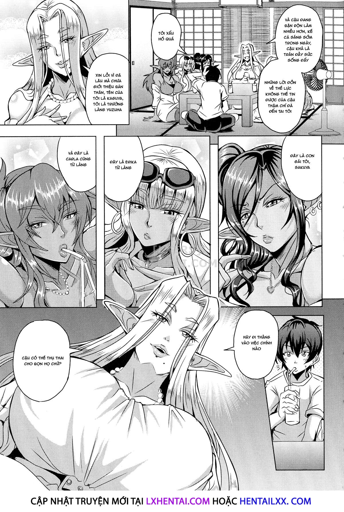 Đọc truyện hentai Elf Harem Story Chap 5 [END]