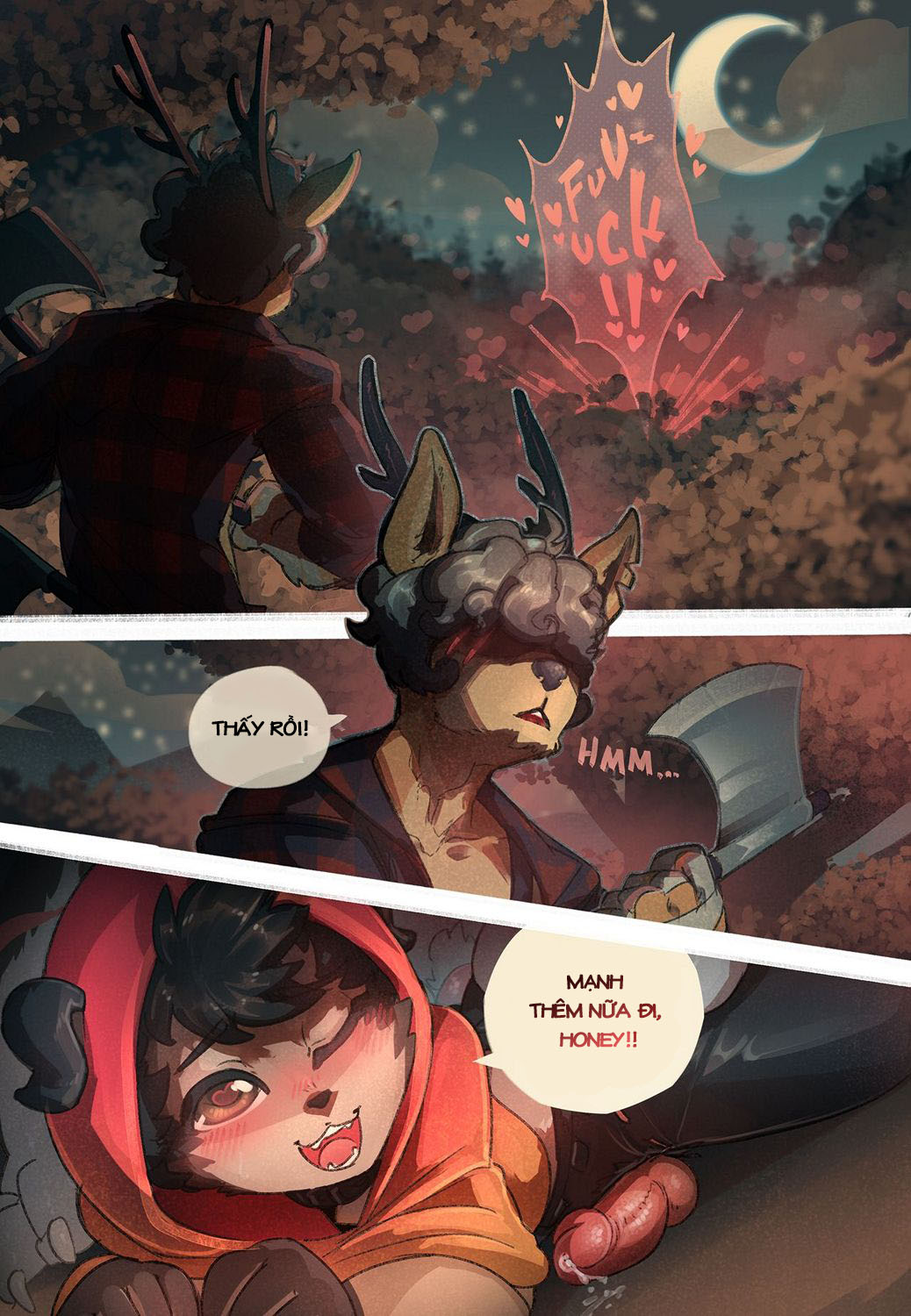 Đọc truyện hentai Chó sói quàng khăn đỏ - Chap 1