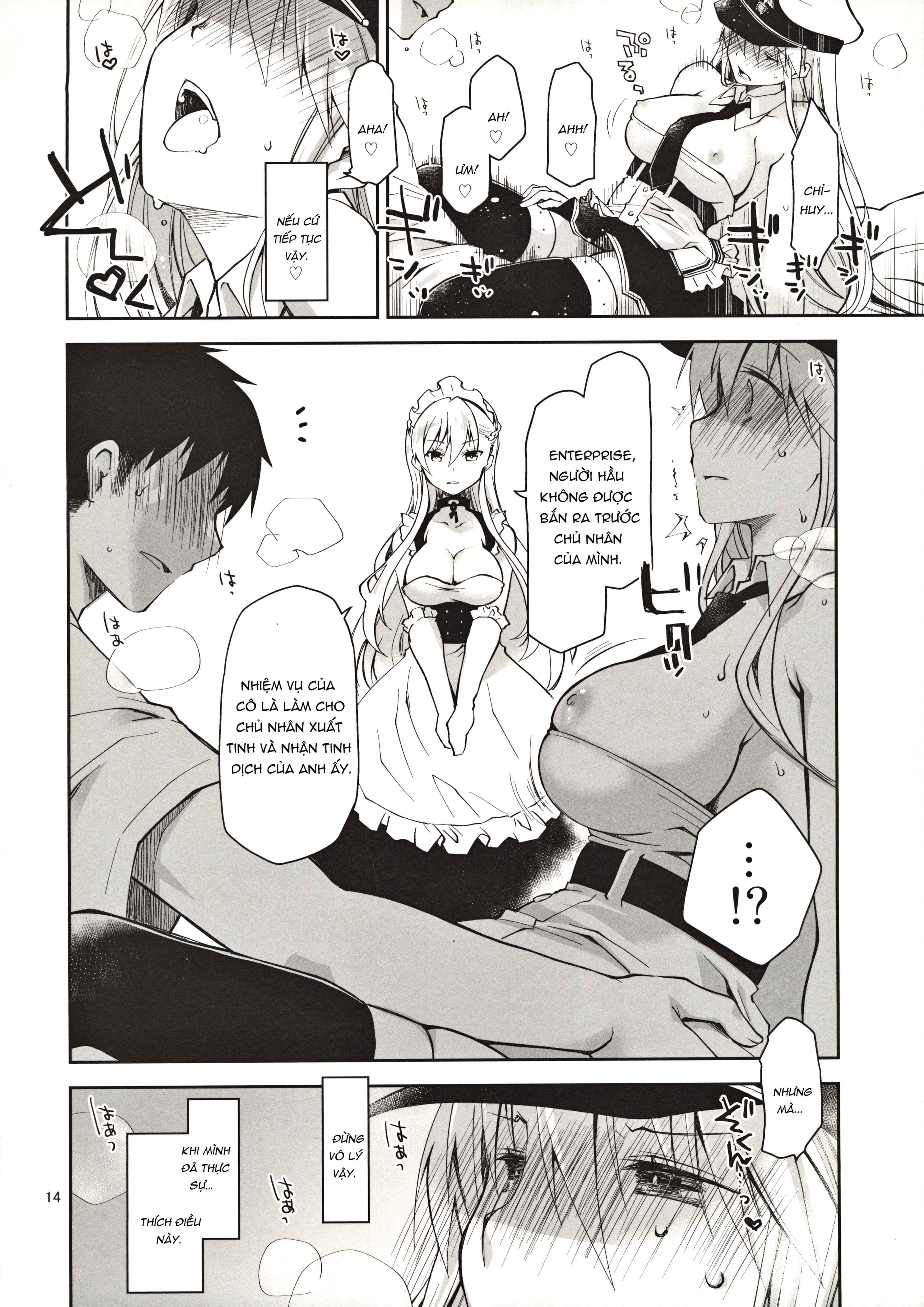 Đọc truyện hentai Nàng Hầu Enterprise ( Azur Lane ) - Oneshot