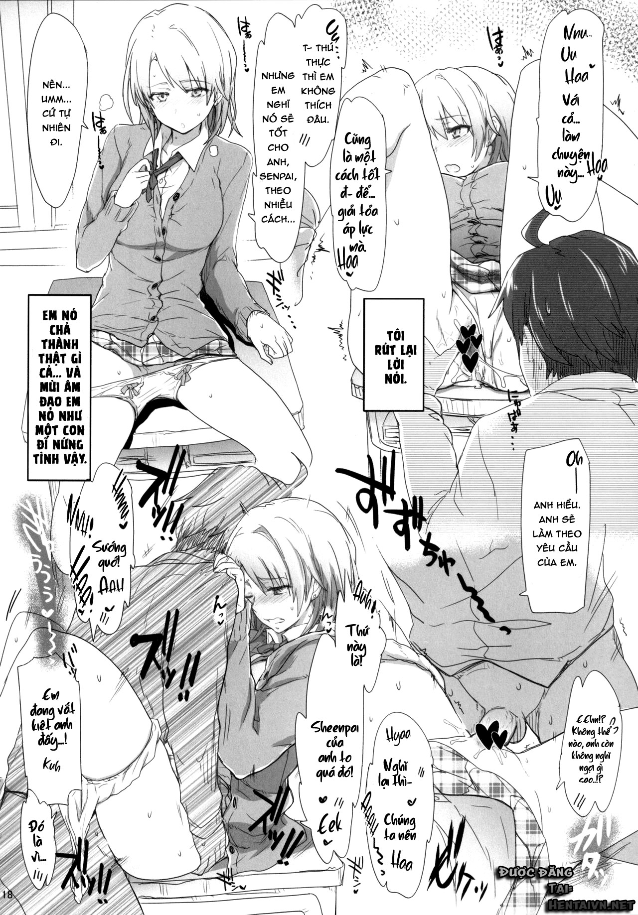 Đọc truyện hentai Houshi-bu no Seiteki na Katsudou no Seika - Oneshot