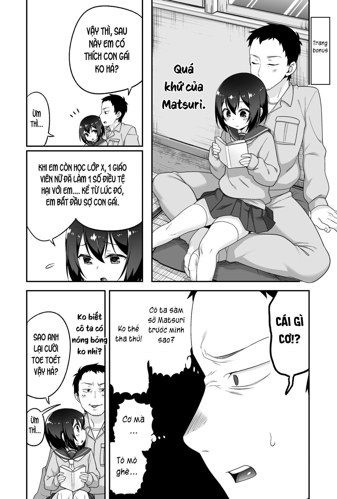 Đọc truyện hentai Anh bảo vệ may mắn và em học sinh xui xẻo. - Chap 6: Kết thúc + chap bonus.