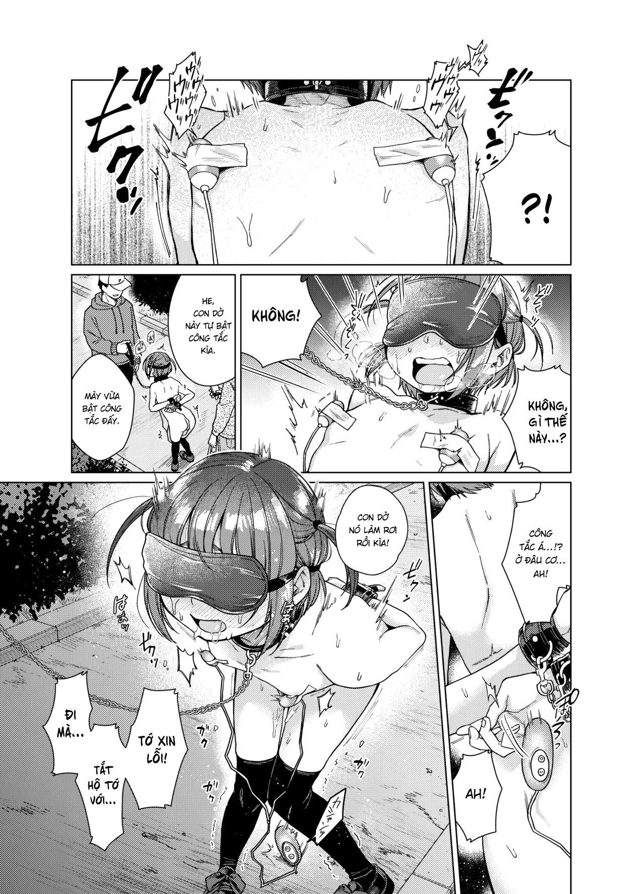 Đọc truyện hentai Uraaka ga Doukyuusei ni Barete Odosare Kyousei Roshutsu - Oneshot