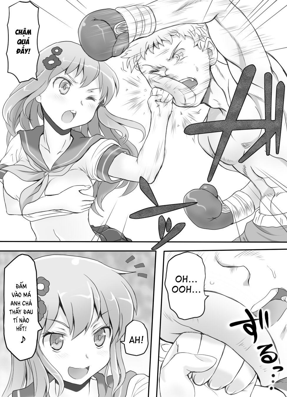Đọc truyện hentai Naburi Tokidoki Shasei ~Kouhai no Joshi ni Makete Shasei Saserareta Ore~ - Chap 1