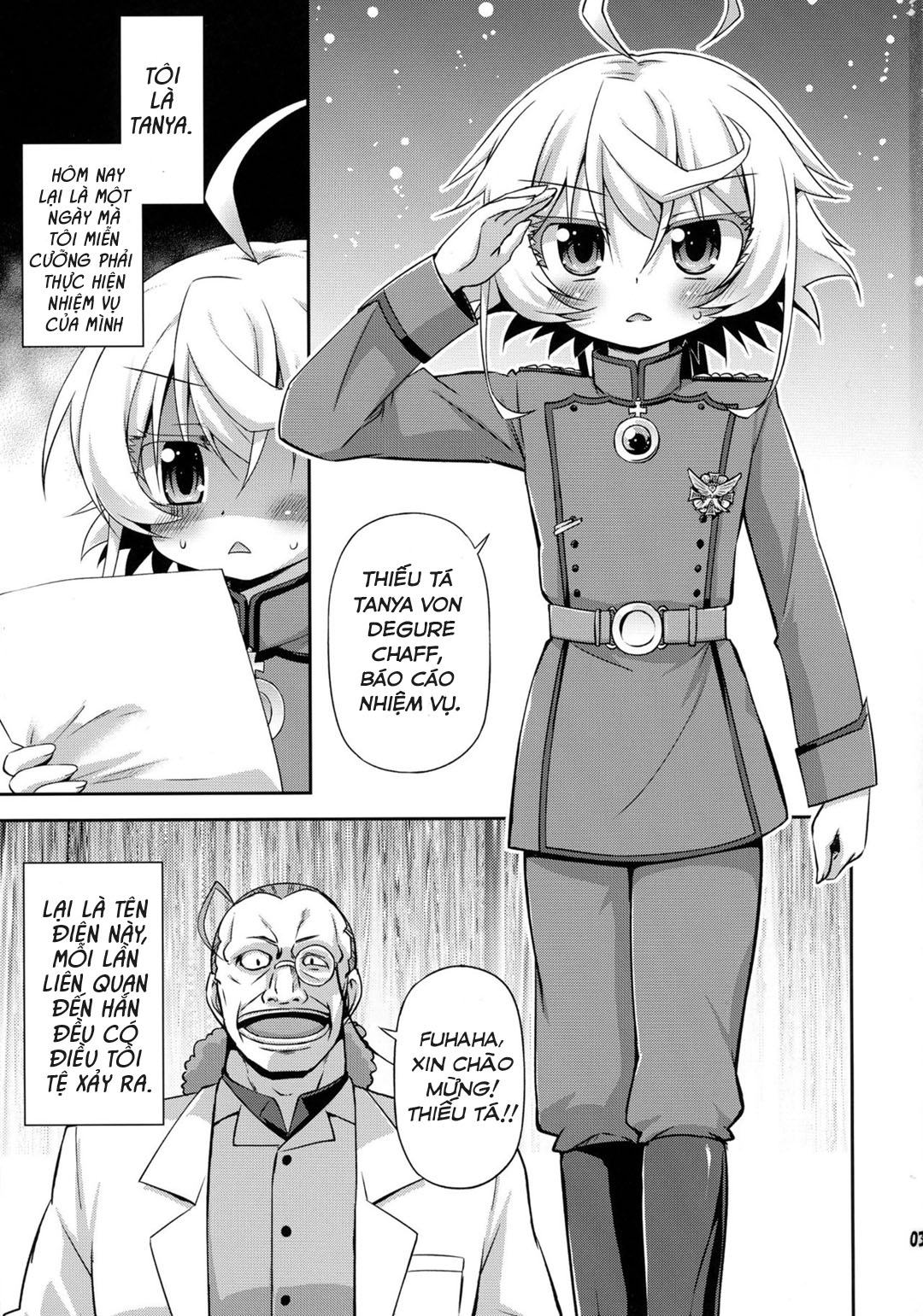 Đọc truyện hentai Thử nghiệm mới cùng thiếu tá Tanya Oneshot