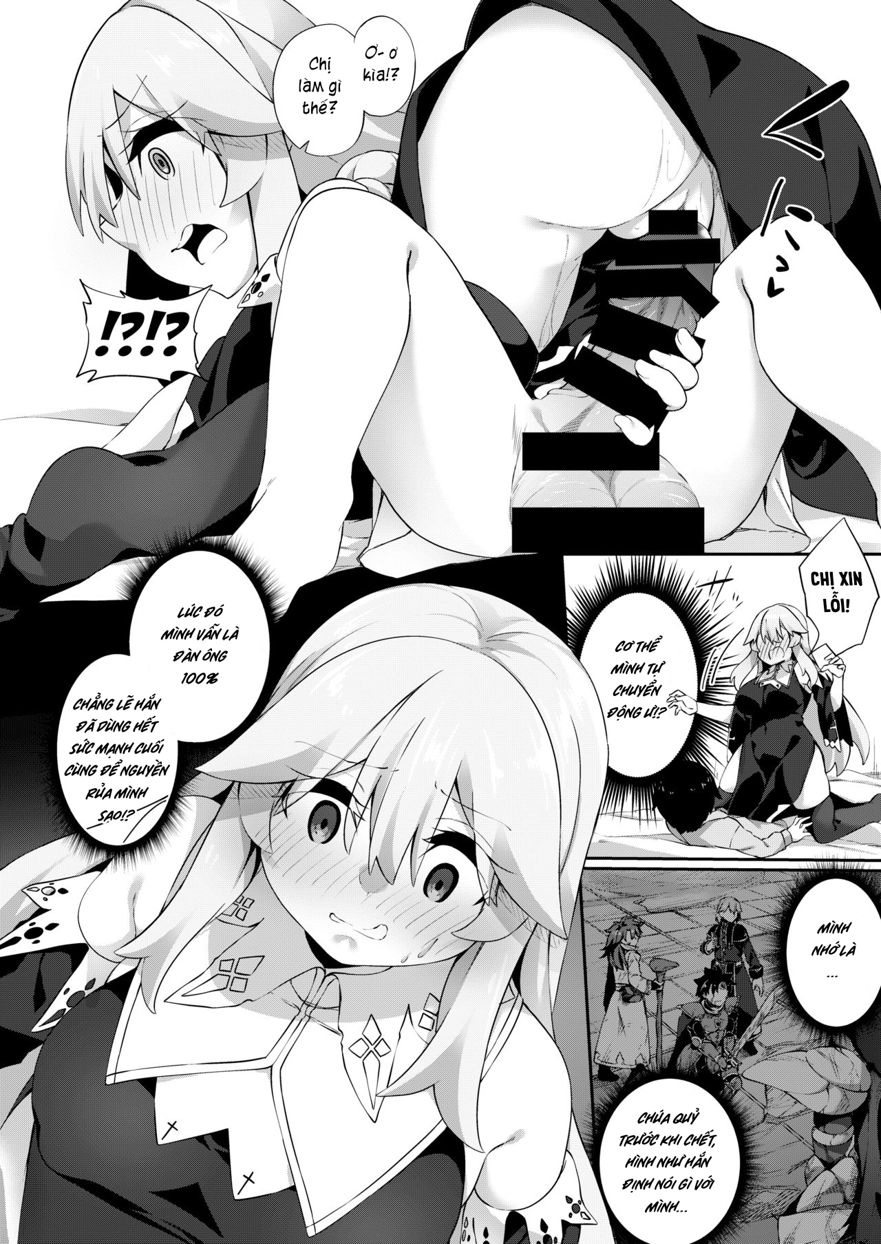 Đọc truyện hentai TS Sister, Kodomo no Tame ni Ganbarimasu ♀!! - Chap 2: Happy end.