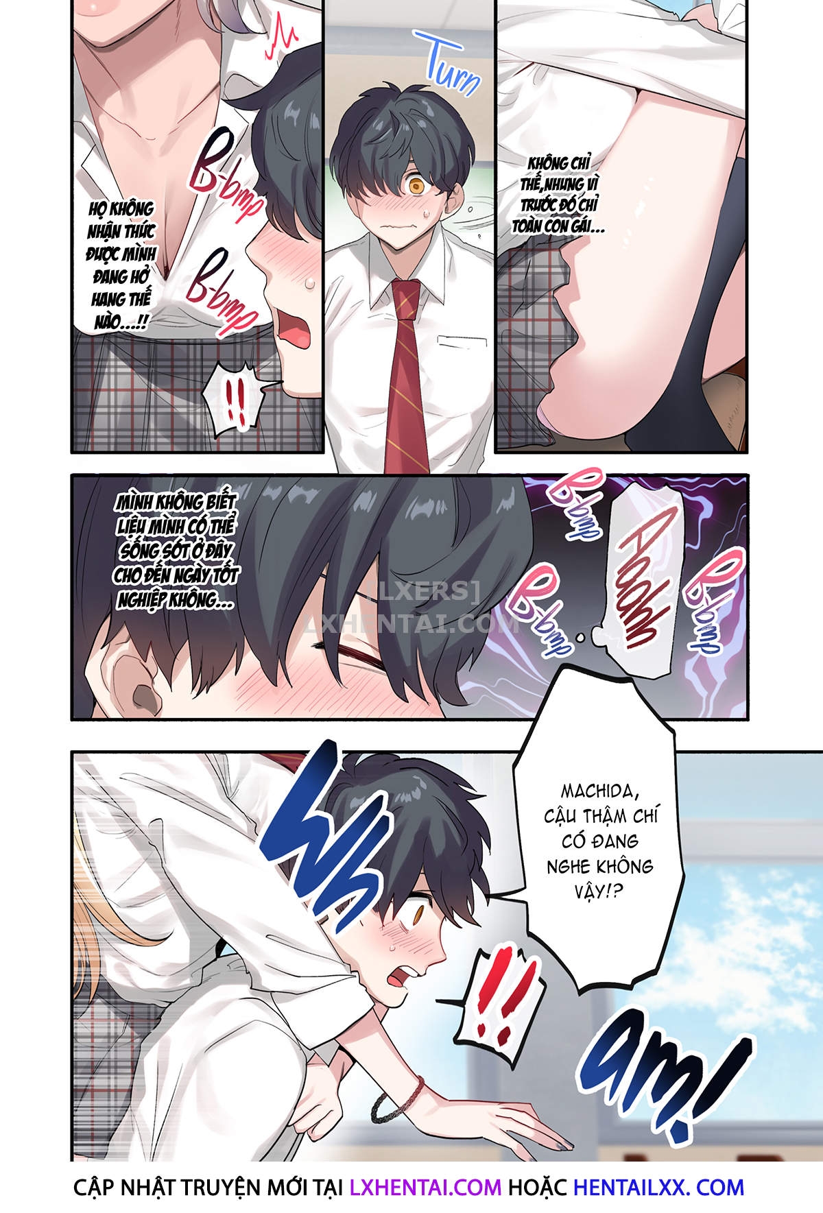 Đọc truyện hentai The Only Guy in the Class - Surrounded by Cuties - Oneshot
