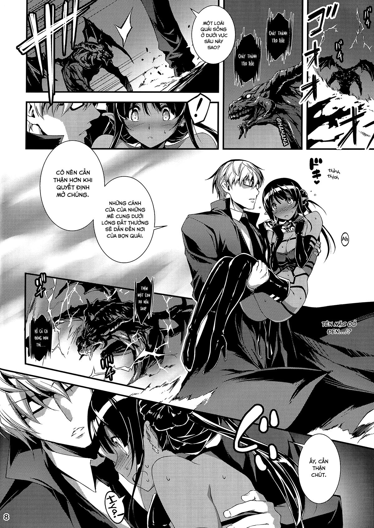 Đọc truyện hentai Anh nhân viên sang dị giới - Chap 4: Anh nhân viên hắc ám và chiêu hồn sư Kuroel