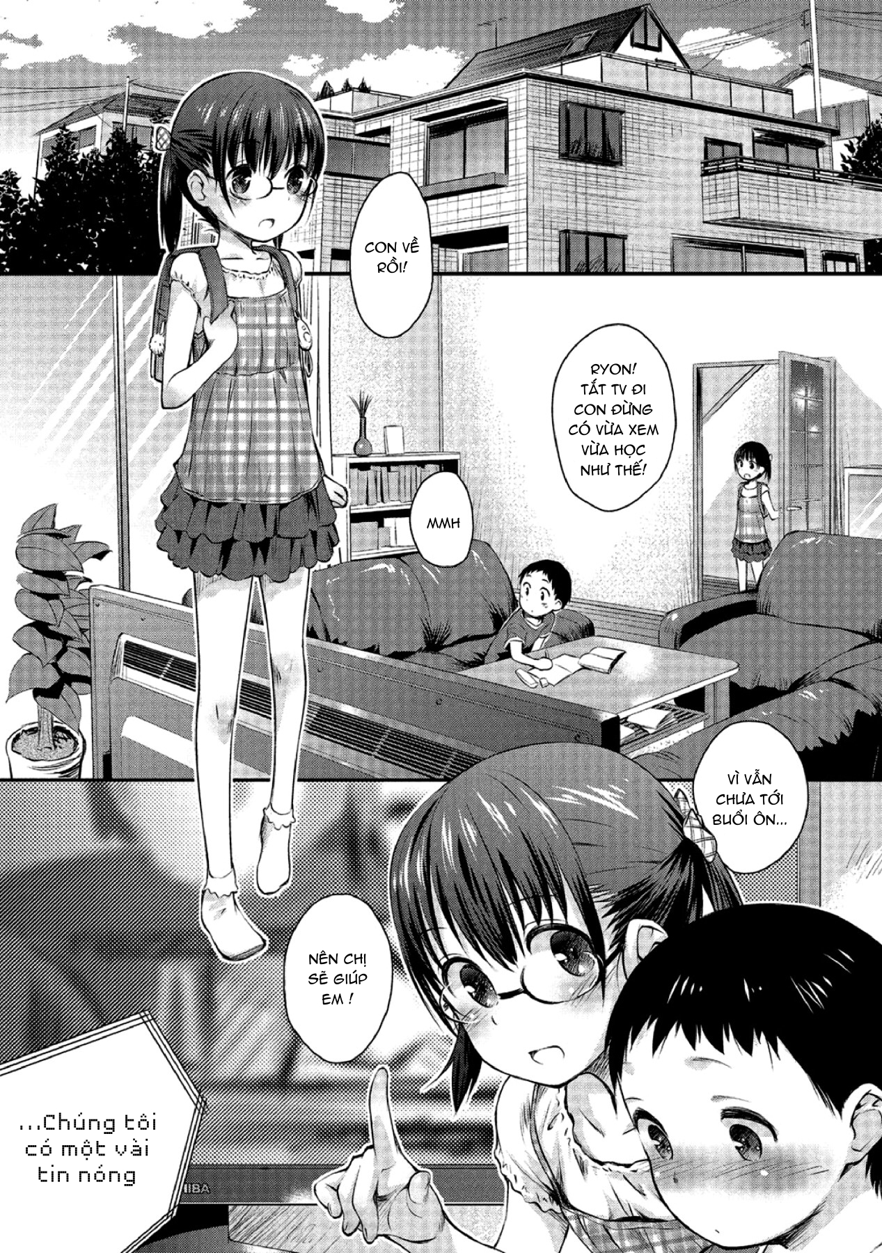 Đọc truyện hentai Force Fucking a Timid Glasses Wearing Loli With My Big Cock - Chap 2