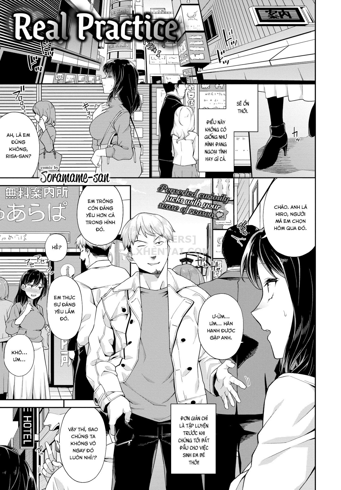 Đọc truyện hentai Real Practice - Oneshot