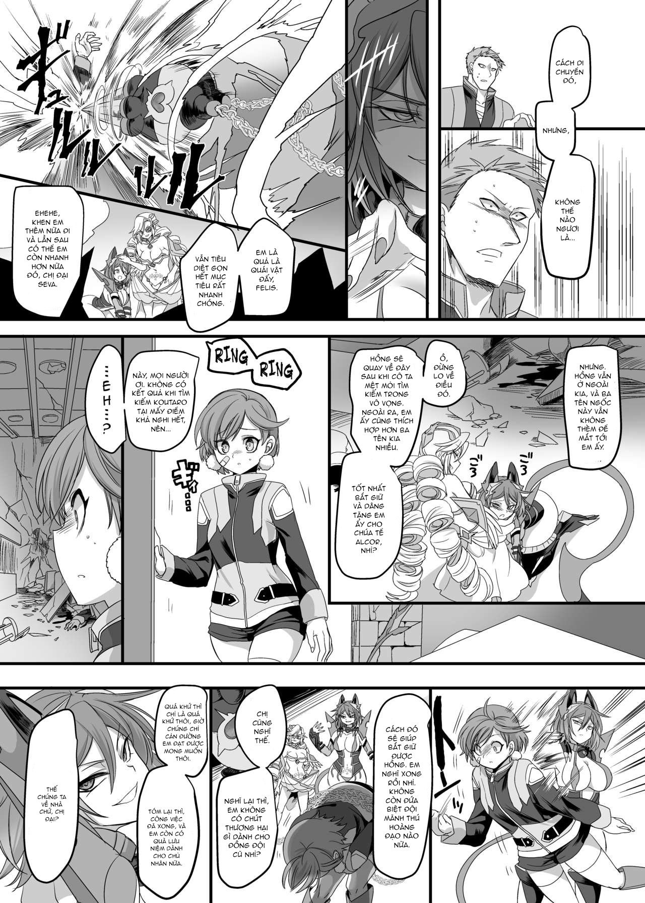 Đọc truyện hentai Biệt đội mãnh thú hoàng đạo Xích hổ - Oneshot