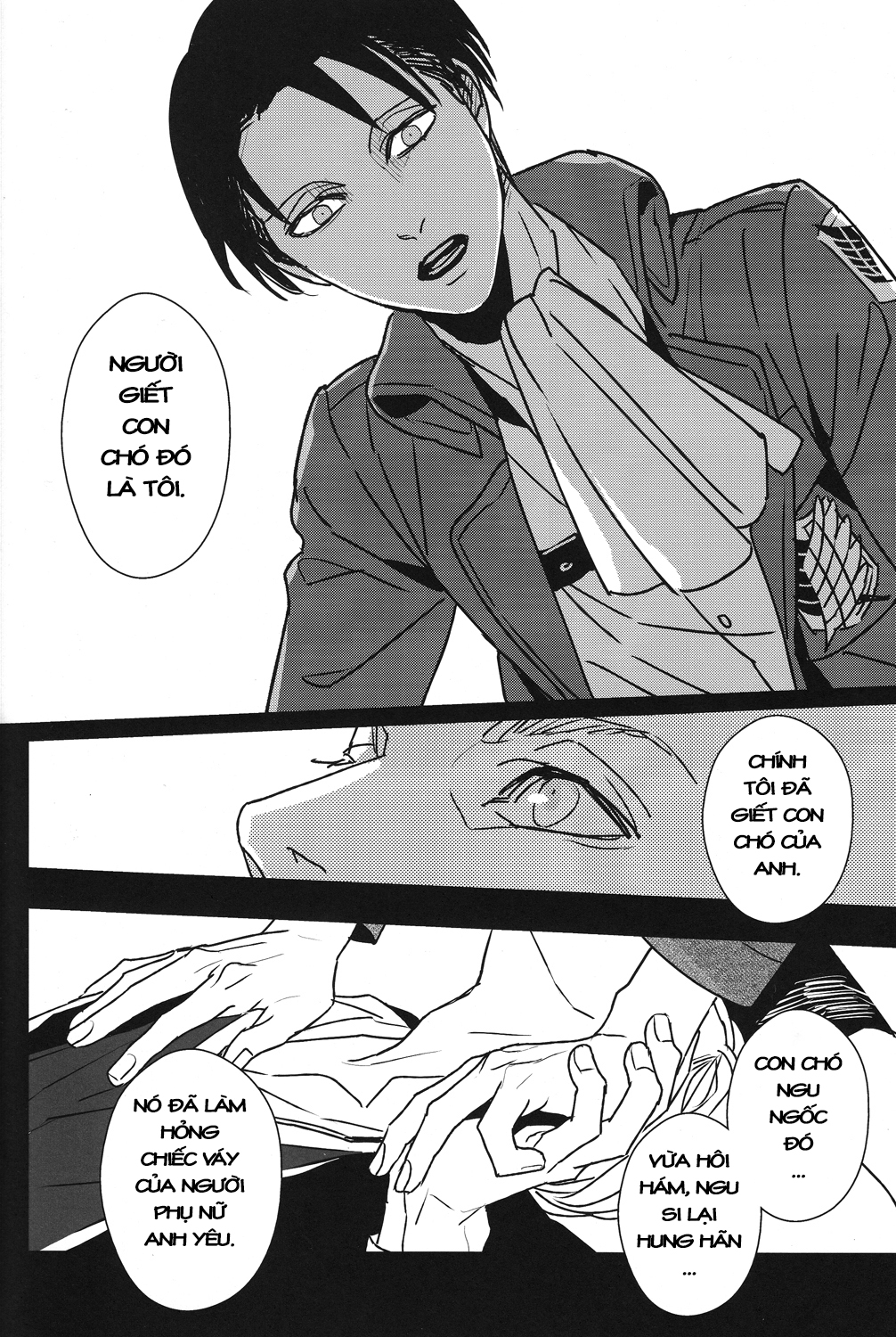 Đọc truyện hentai Icarus ga Nishi no Hate (Shingeki no Kyojin) - Oneshot