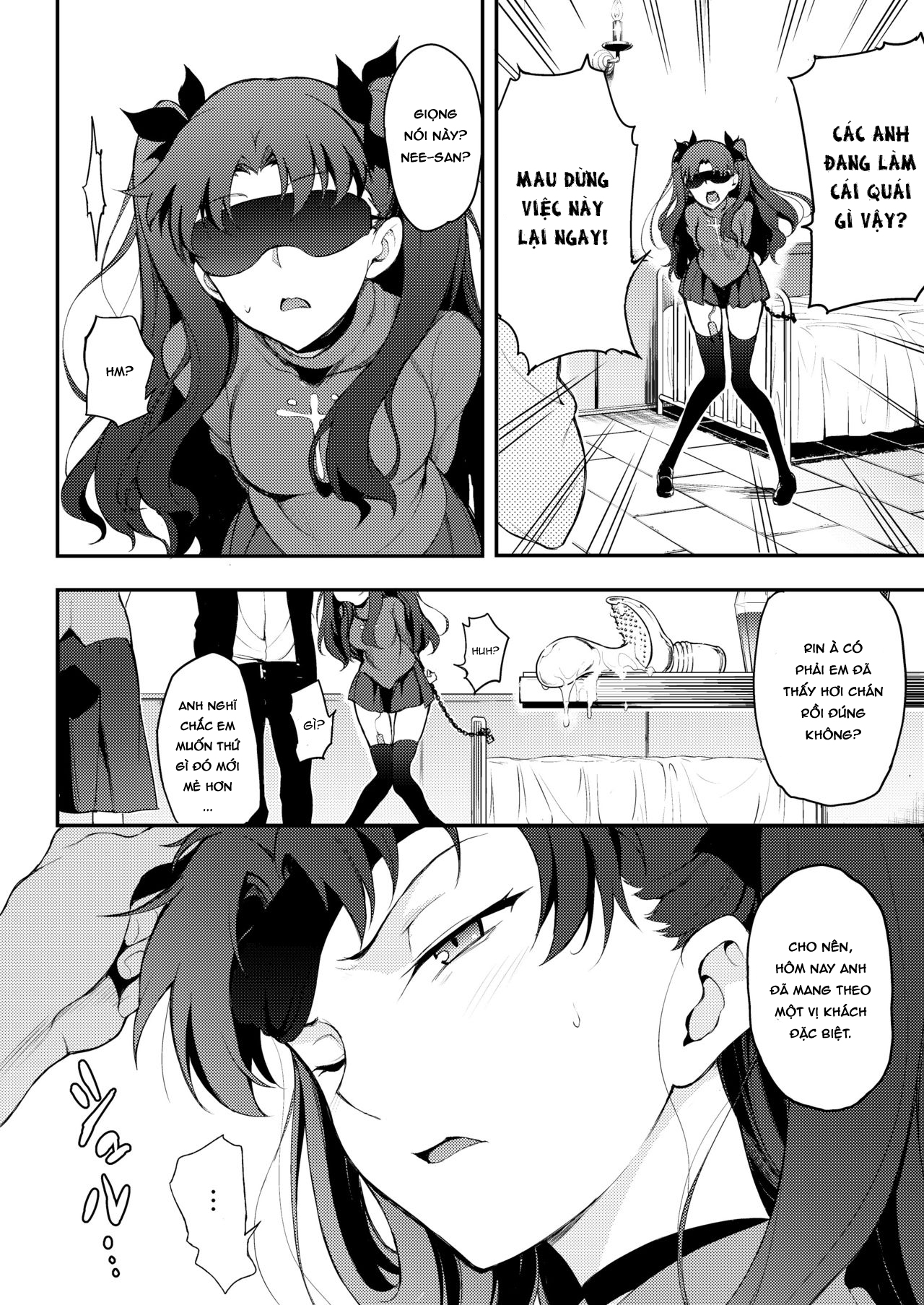 Đọc truyện hentai Chị em nhà Tohsaka sa ngã - Bản không che