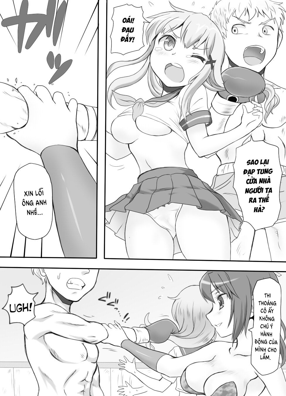 Đọc truyện hentai Naburi Tokidoki Shasei ~Kouhai no Joshi ni Makete Shasei Saserareta Ore~ - Chap 1
