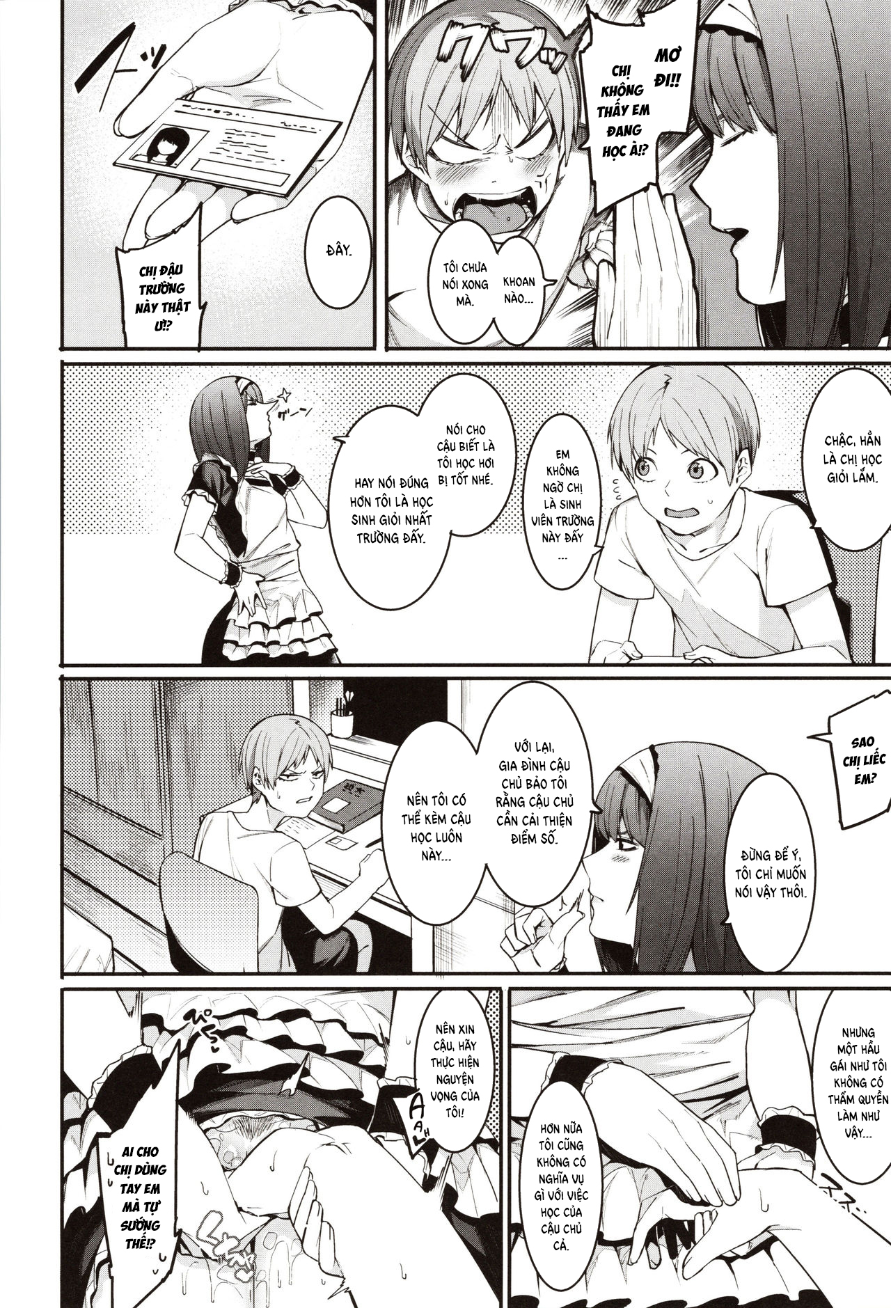 Đọc truyện hentai Mizuha ni Oshioki! - Chap 6
