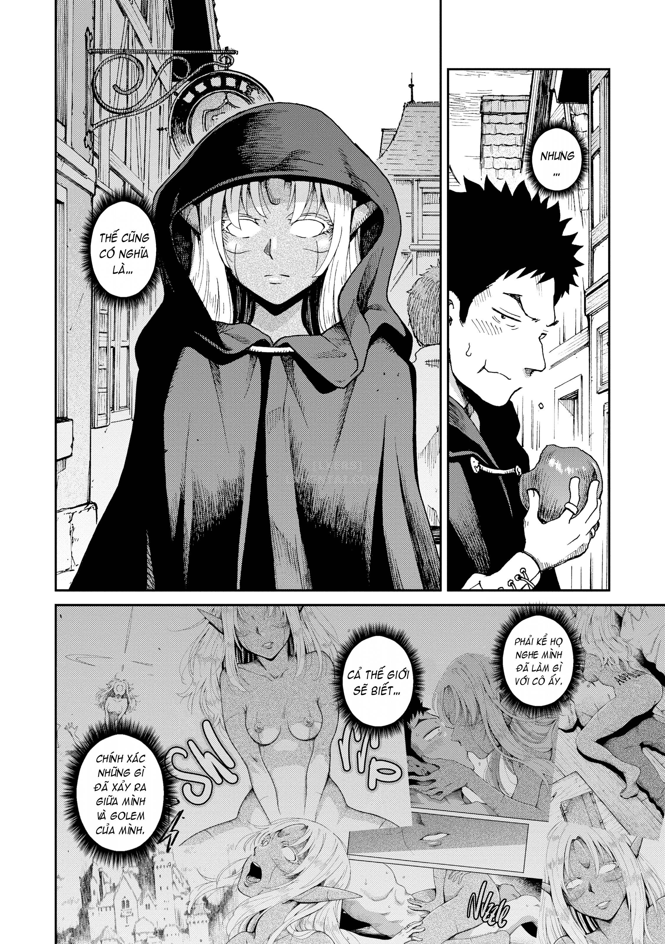 Đọc truyện hentai Monster Girls With a Need for Seed - Chap 11 - I Crafted a Golem to Make a Name for Myself as a Grand Sorcerer, but…