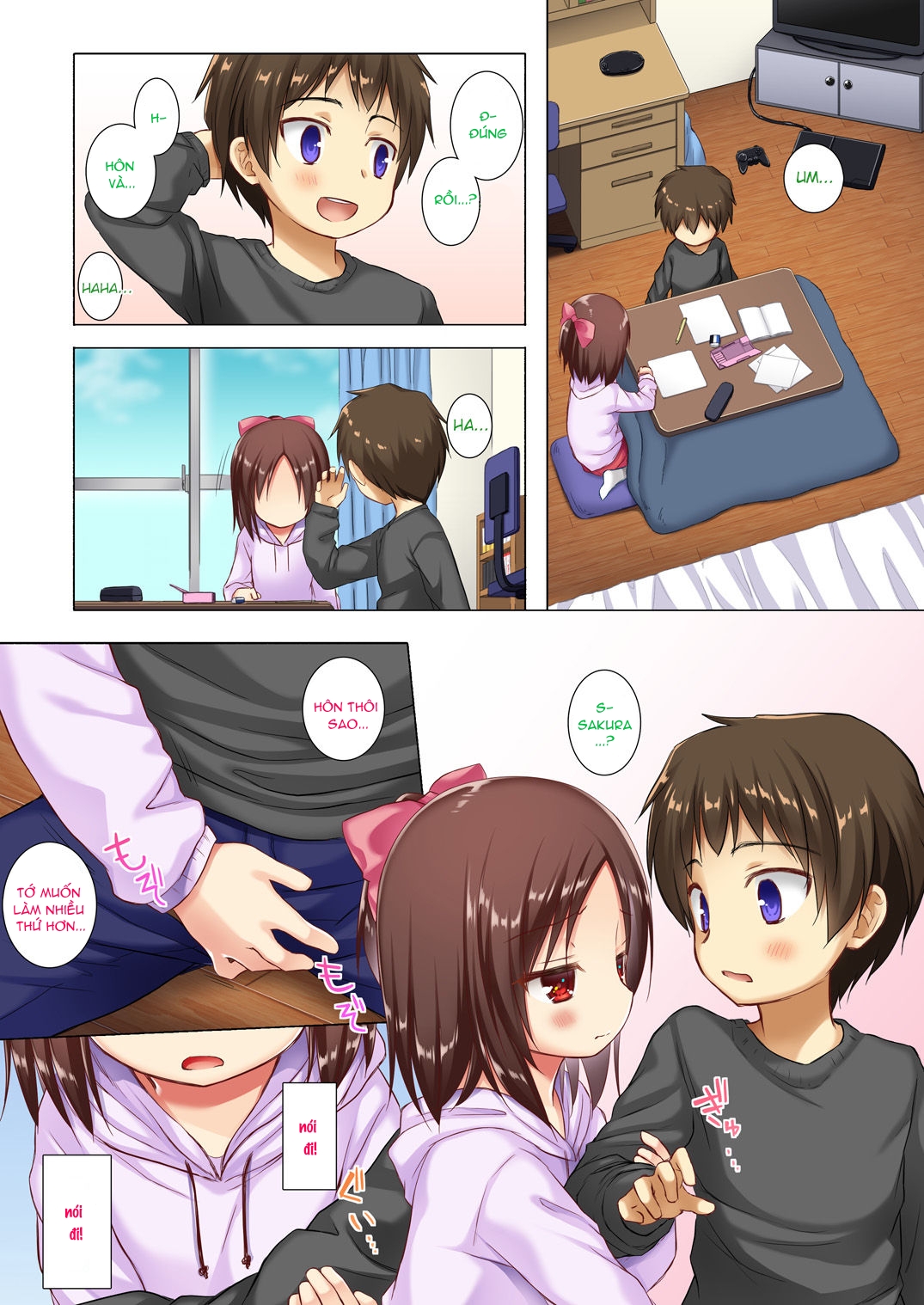 Đọc truyện hentai Nhật ký của Sakura - Chap 2: Em có thai rồi...